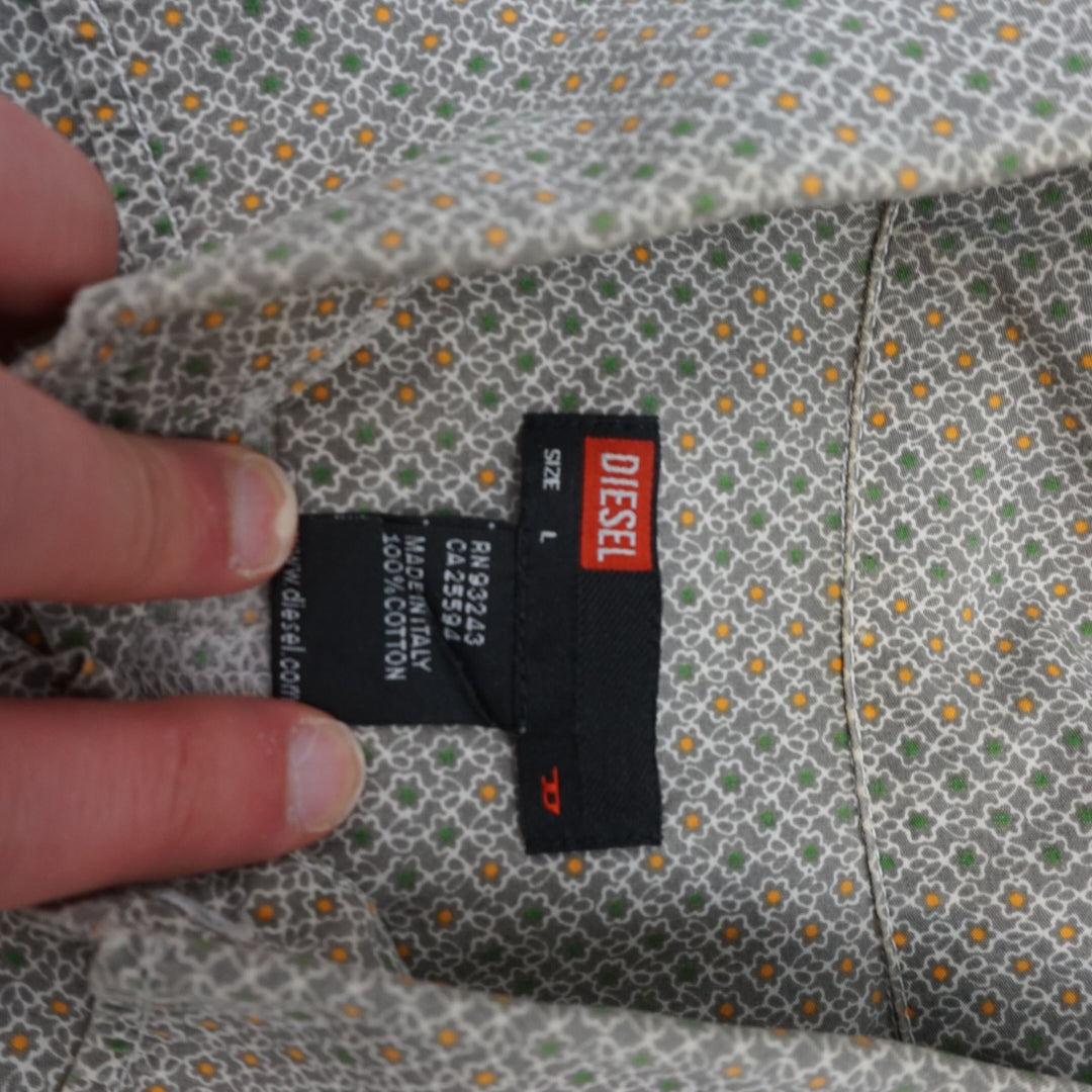 Diesel Floral Patterned Button Up