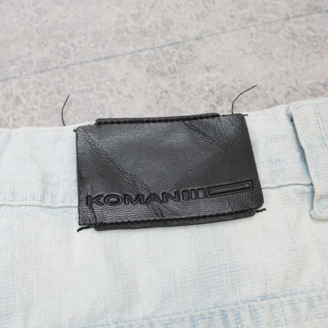 2000s Koman Jeans Baggy Light Wash Jorts