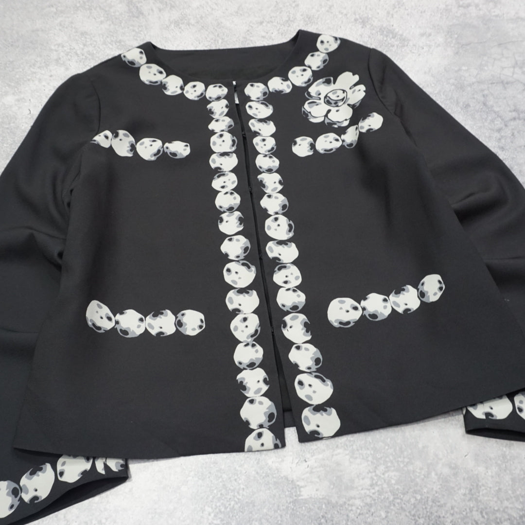 2000s Moschino Hook & Eye Clasp Blazer