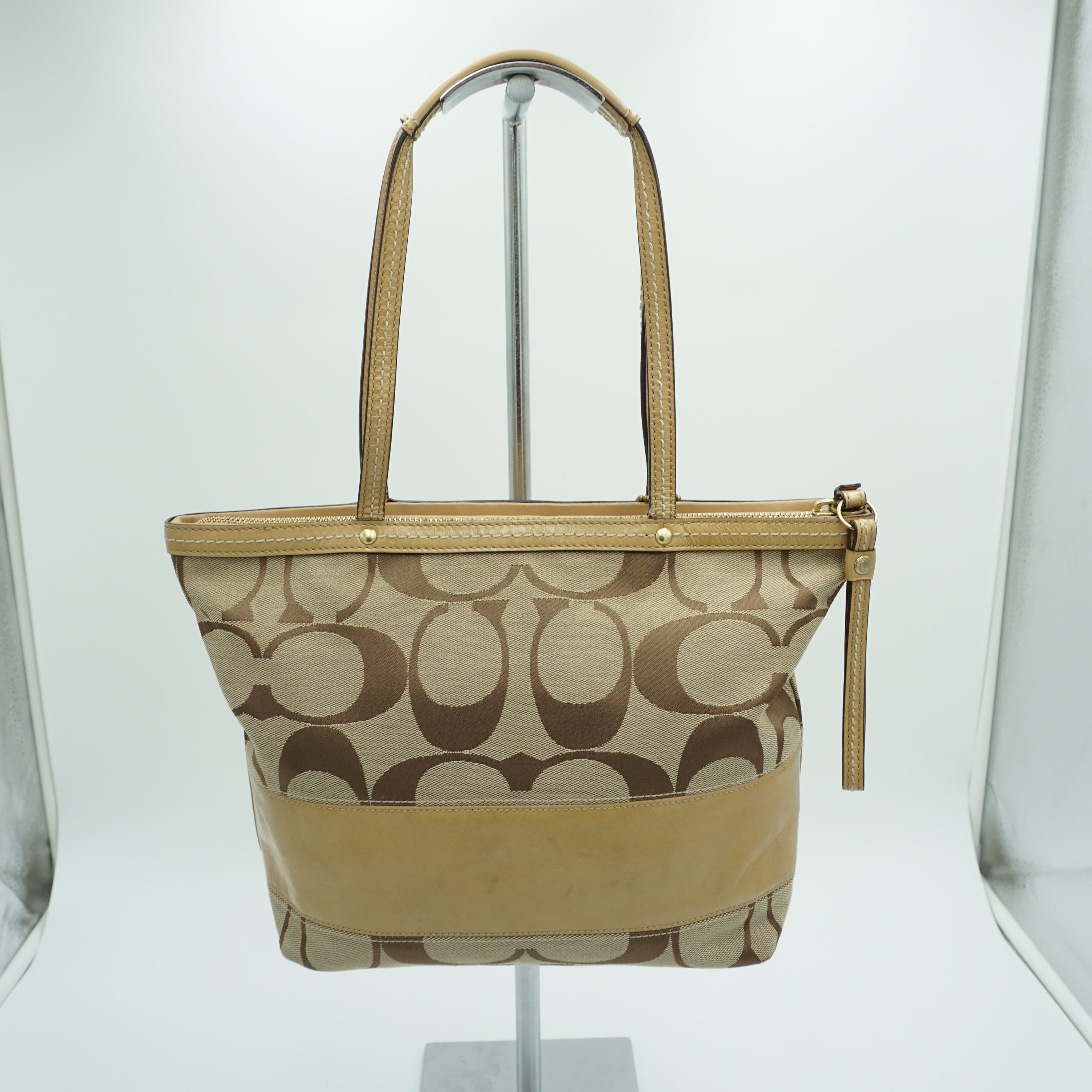2000s Coach Signature Canvas Handbag