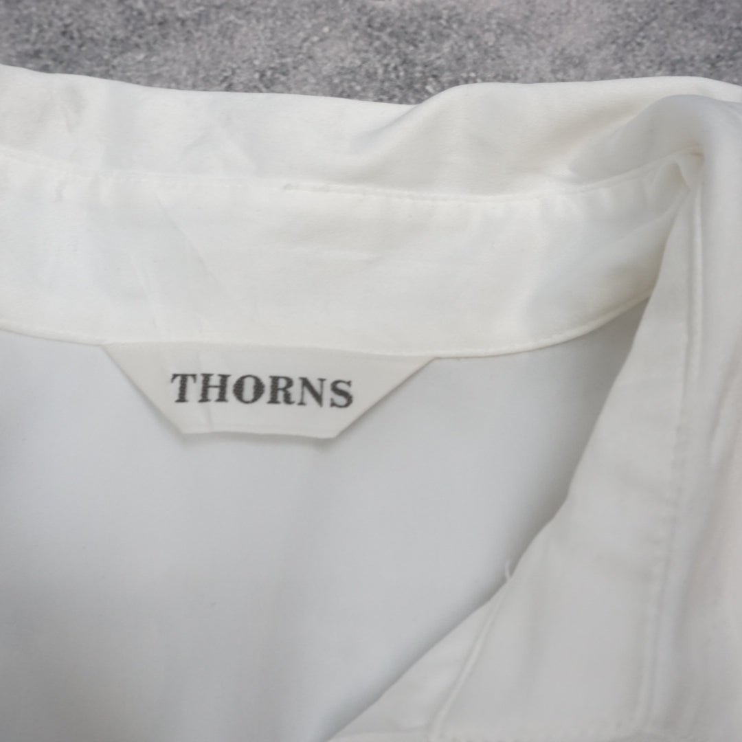 Thorns Relaxed White Shirt