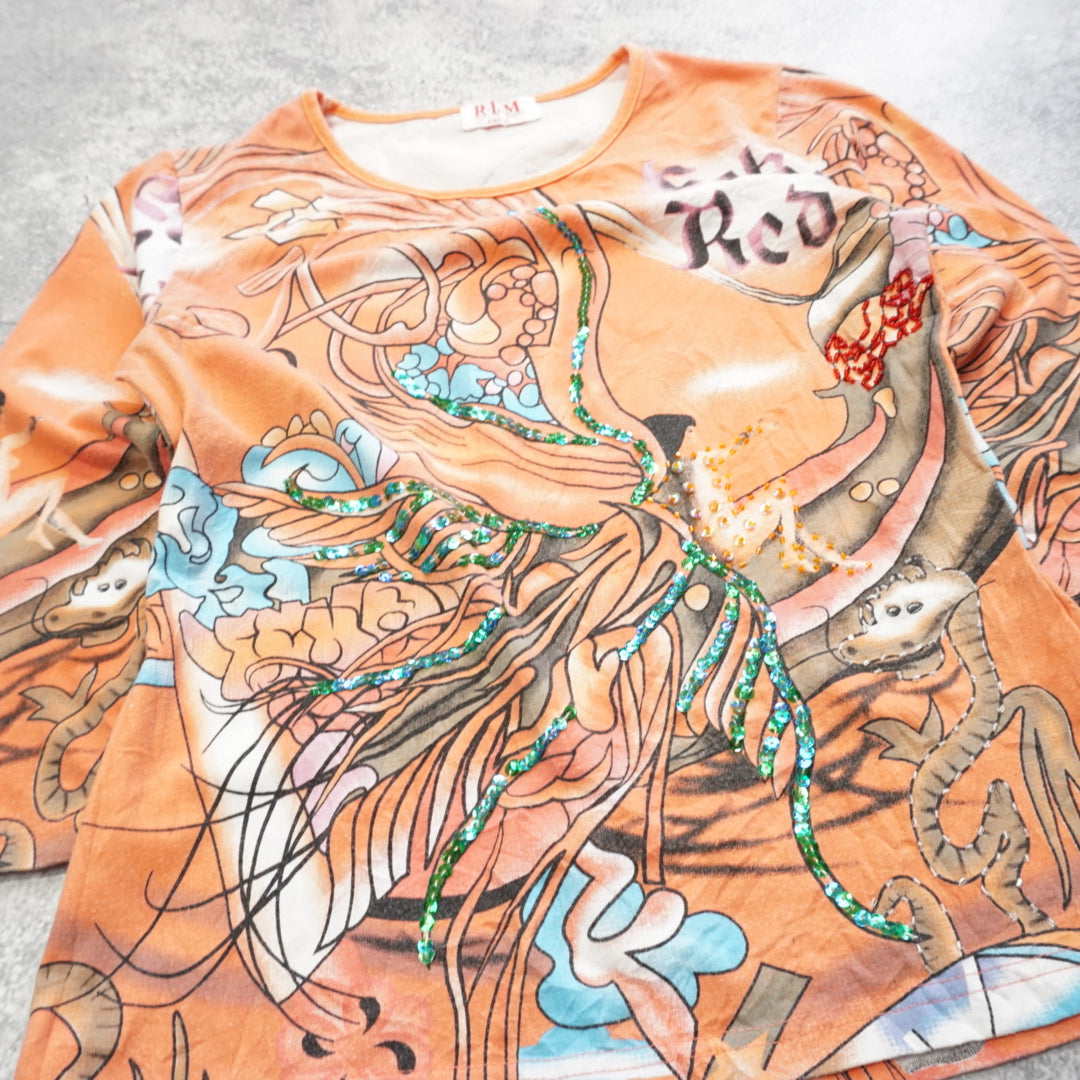 2000s R.D.M Graphic Top