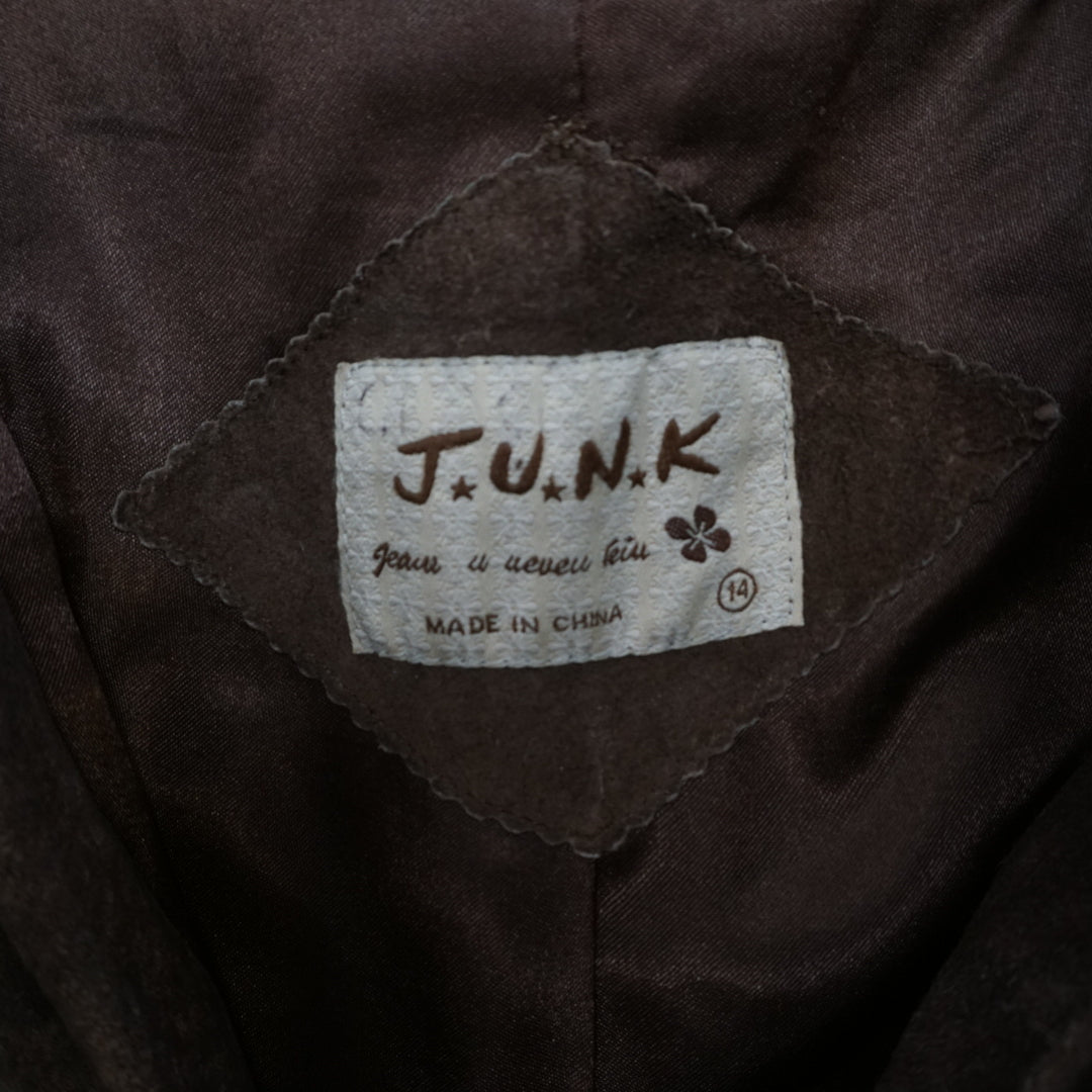 2000s J.U.N.K Suede Leather Jacket