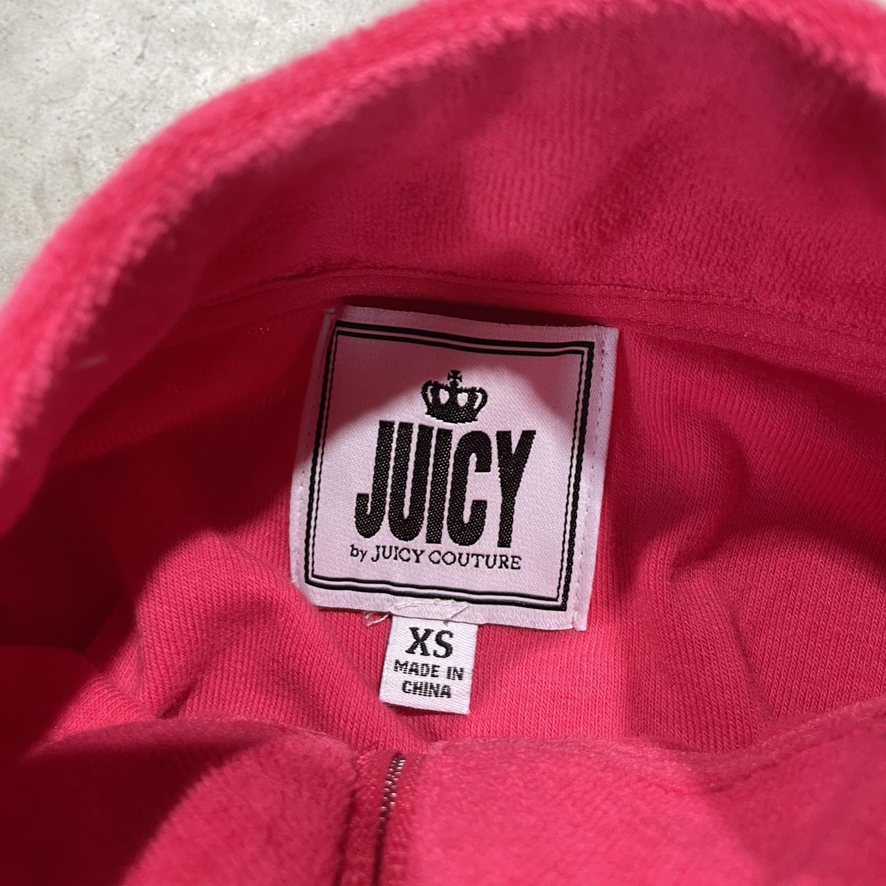 2000s Juicy Couture Velour Y2K Zip Up Jacket