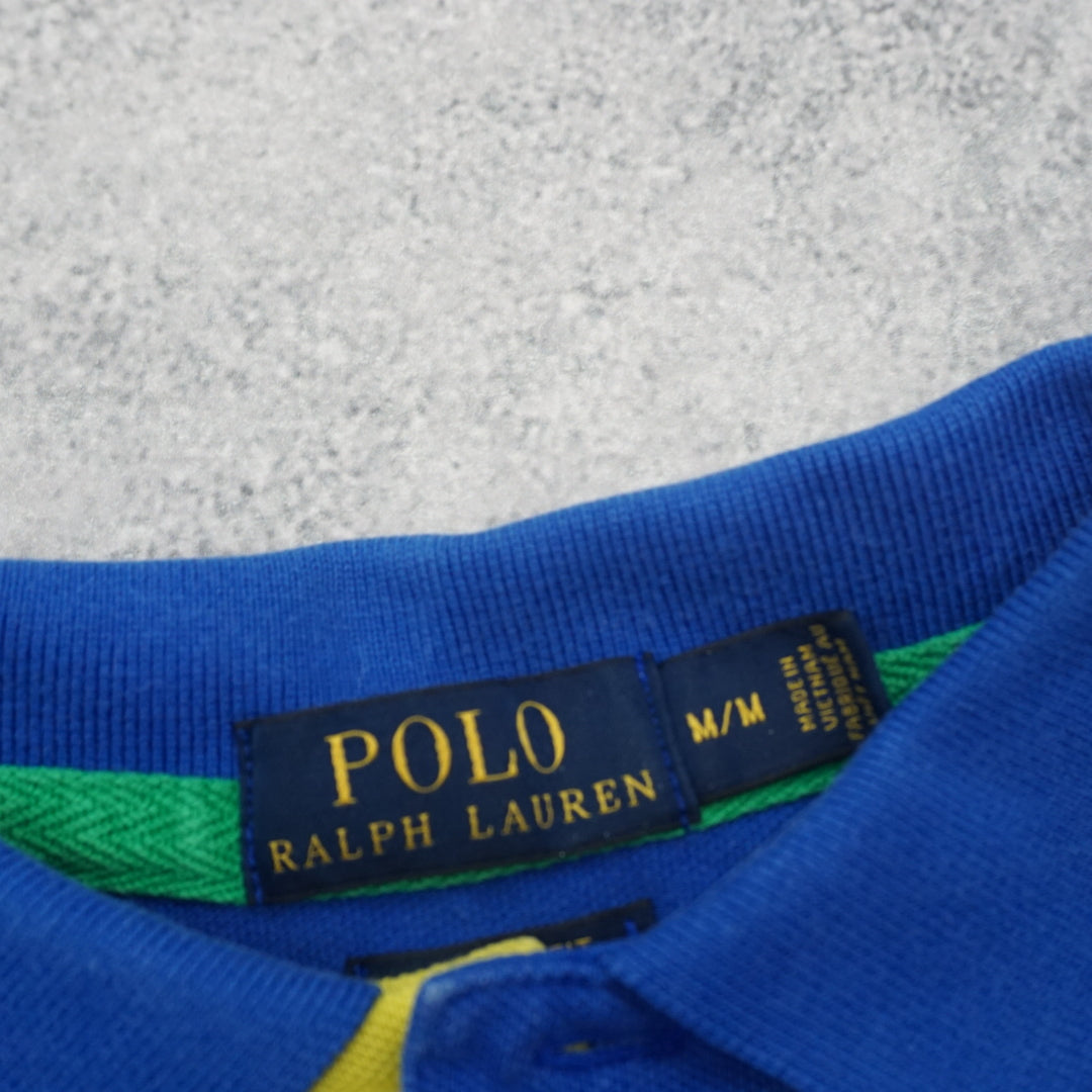 2000s Polo Ralph Lauren Big Pony Colourblock Polo