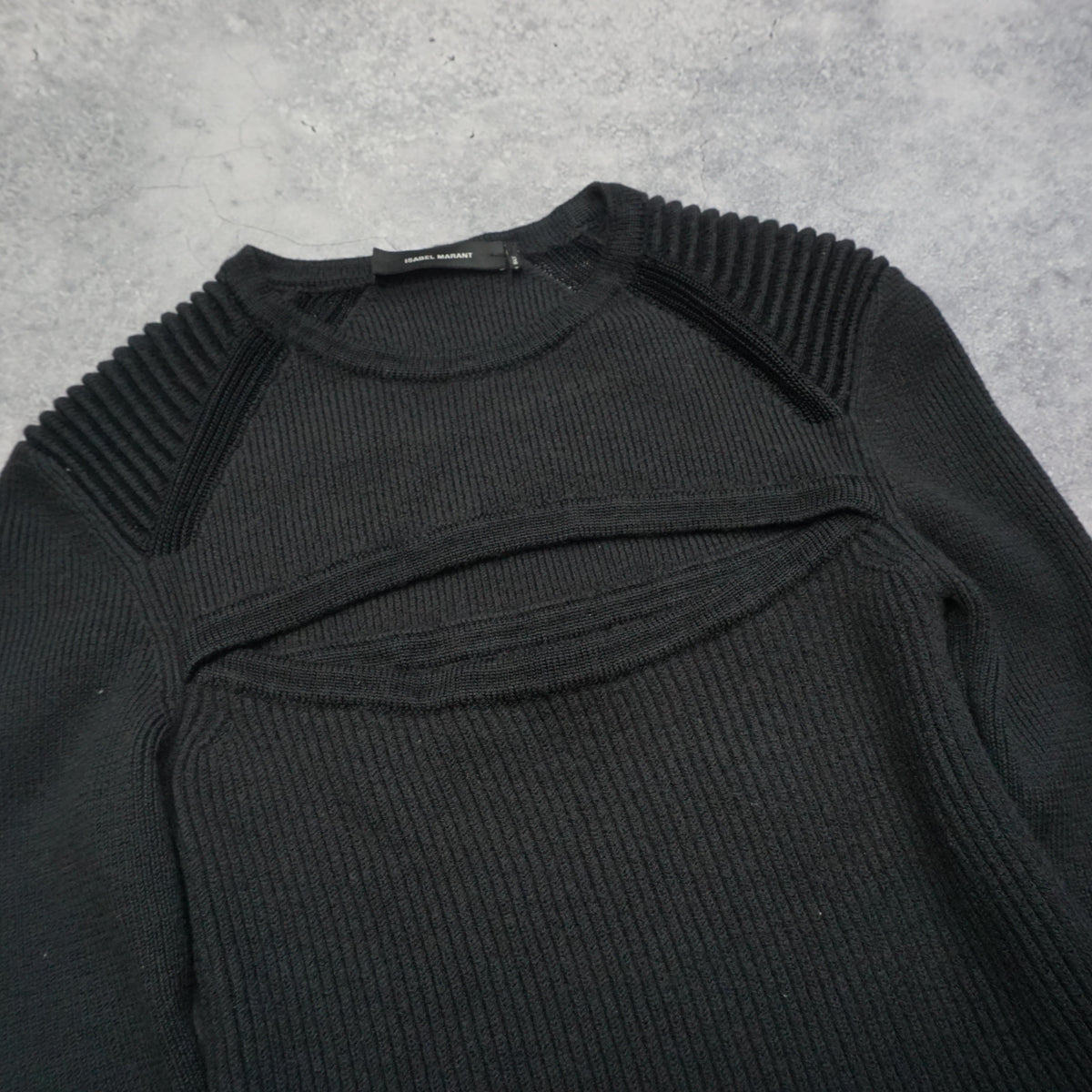 Isabel Marant Ribbed Cutout Sweater