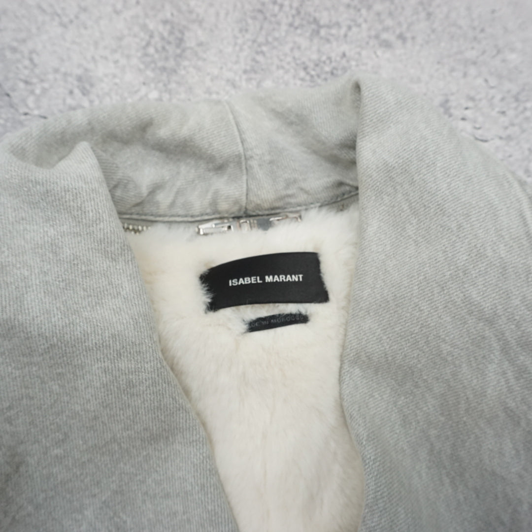 Isabel Marant Fleece Lined Denim Jacket
