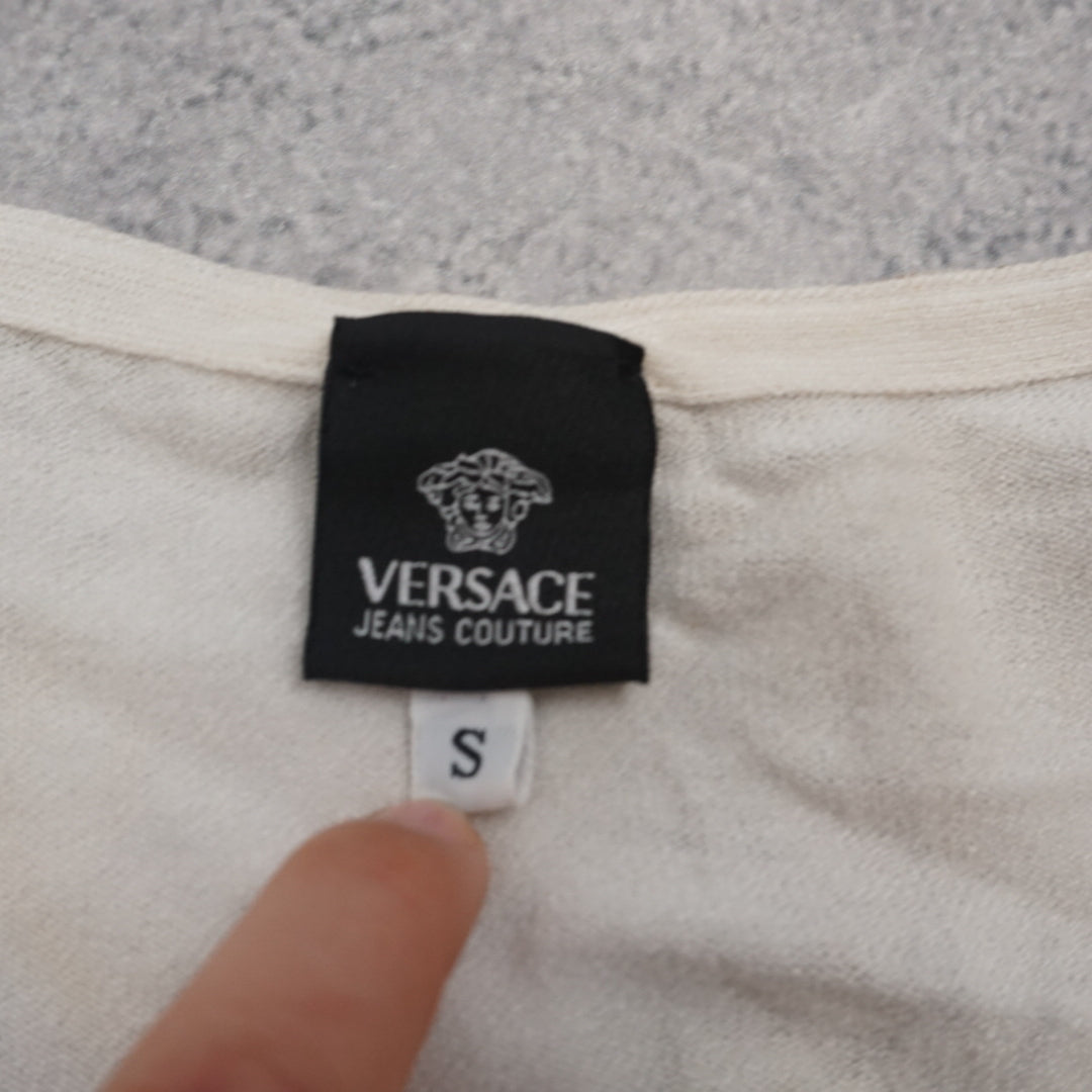 2000s Versace Jeans Couture Graffiti Zip Up
