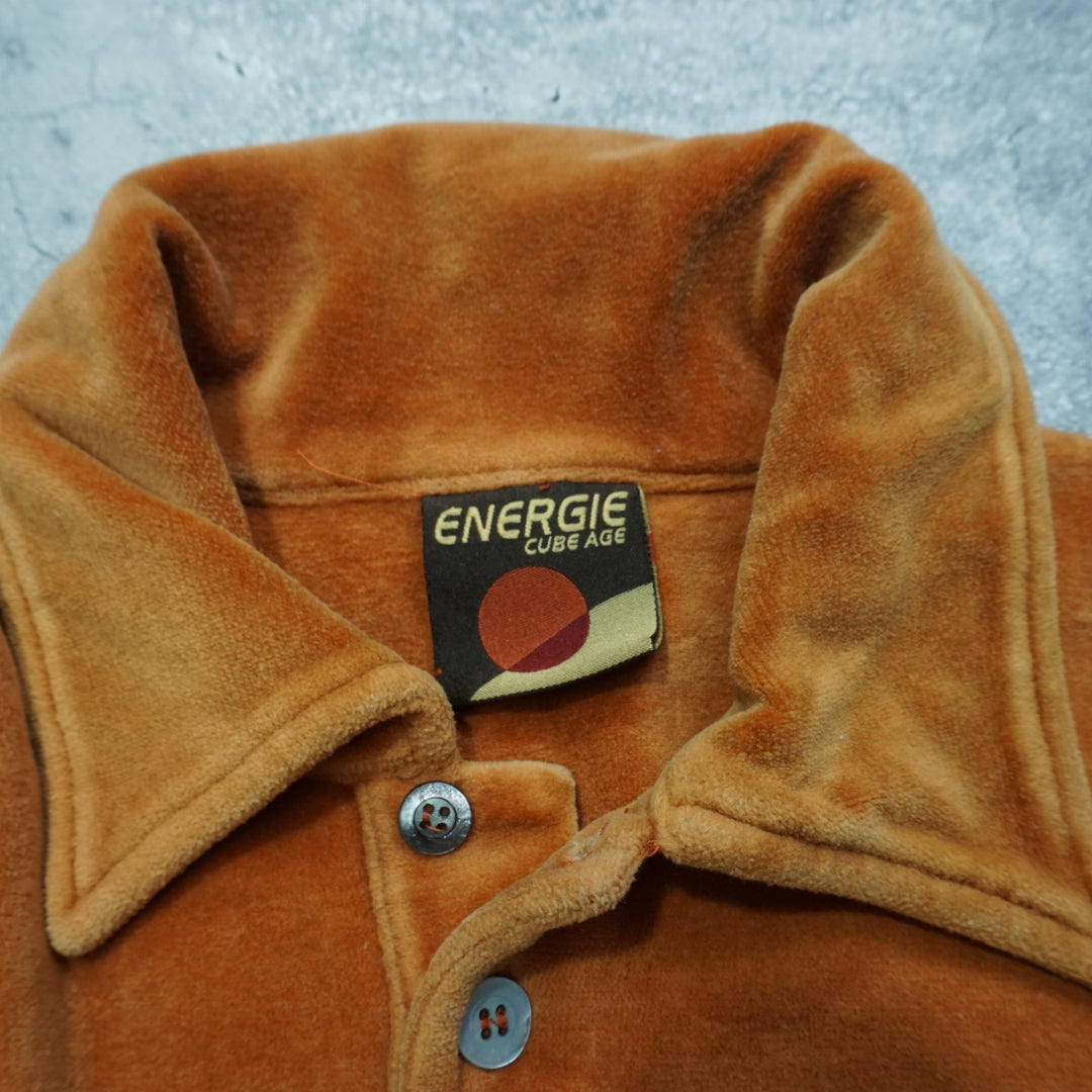 2000s Energie Velour Polo