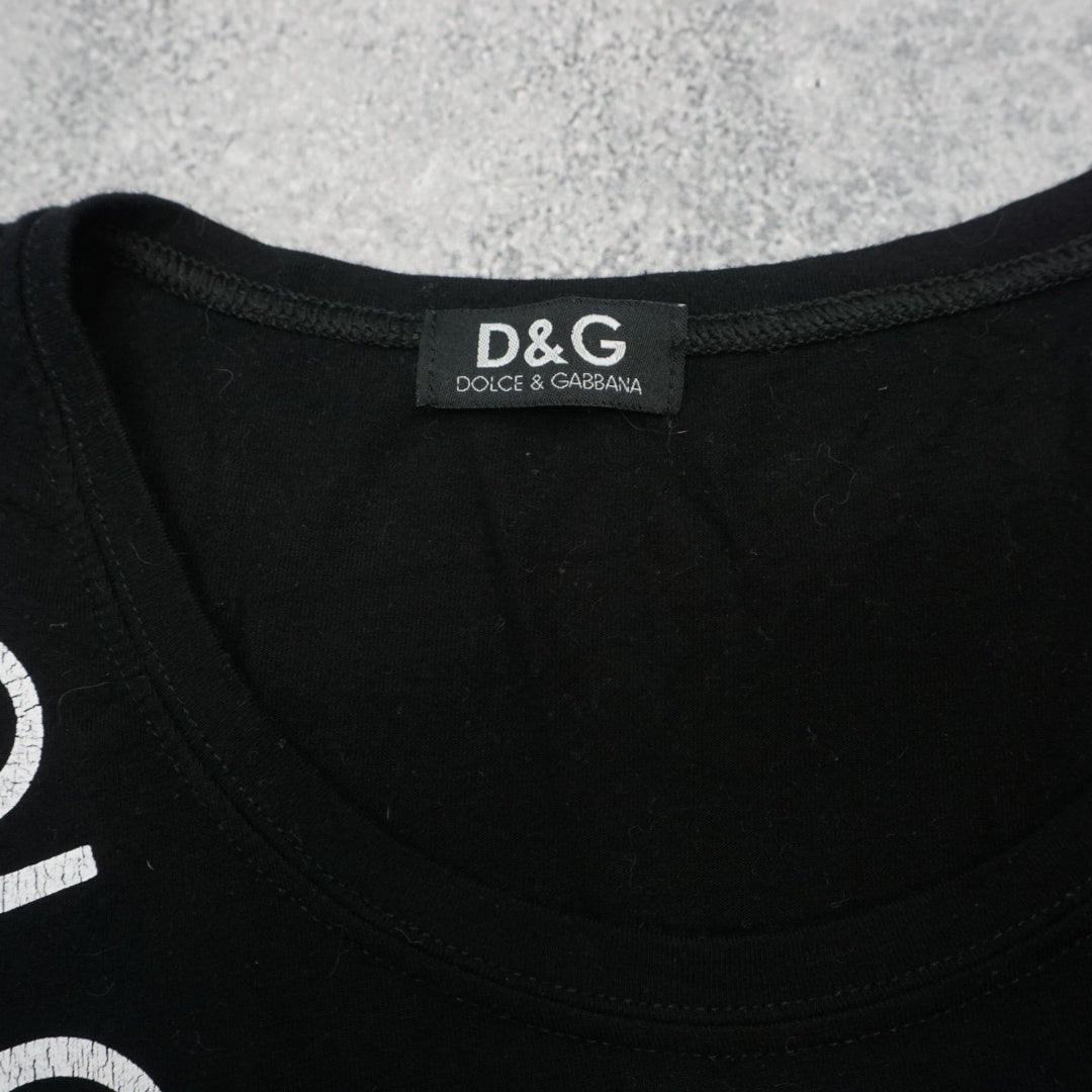 Dolce & Gabbana Logo Graphic Top