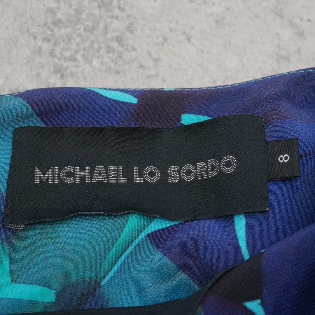 Michael Lo Sordo Floral Print Skirt