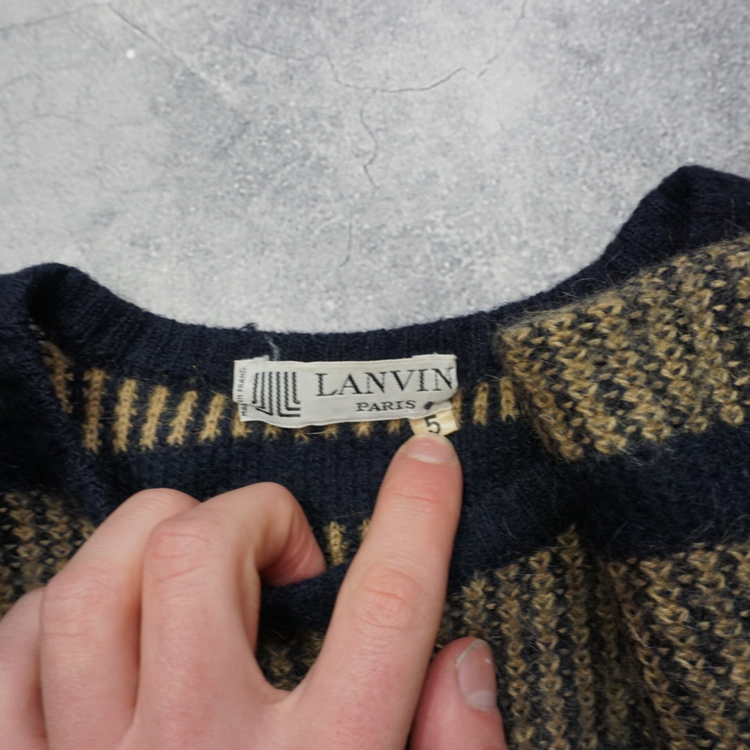 90s Lanvin Wool Knit Sweater