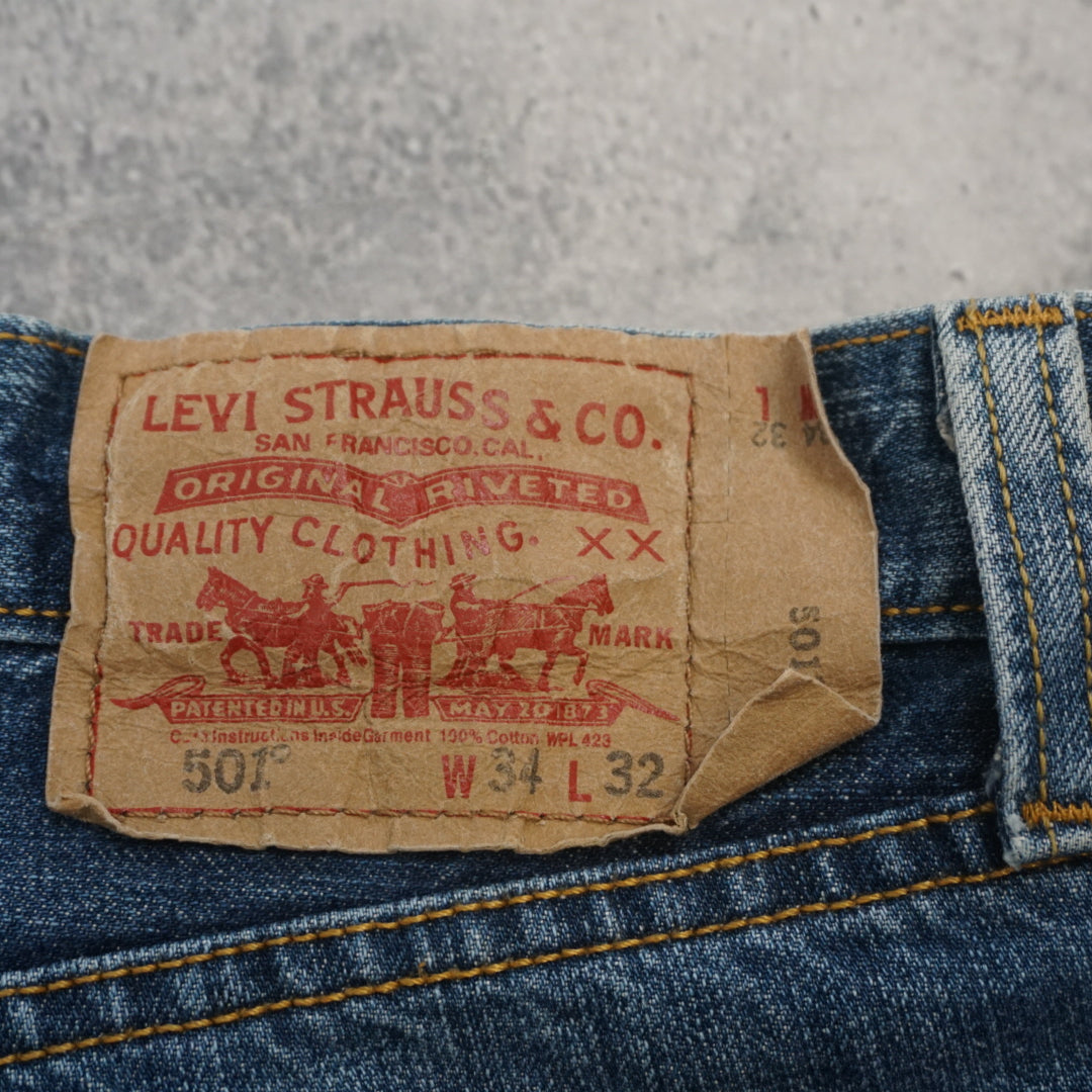 2000s Levis Original Riveted Jeans
