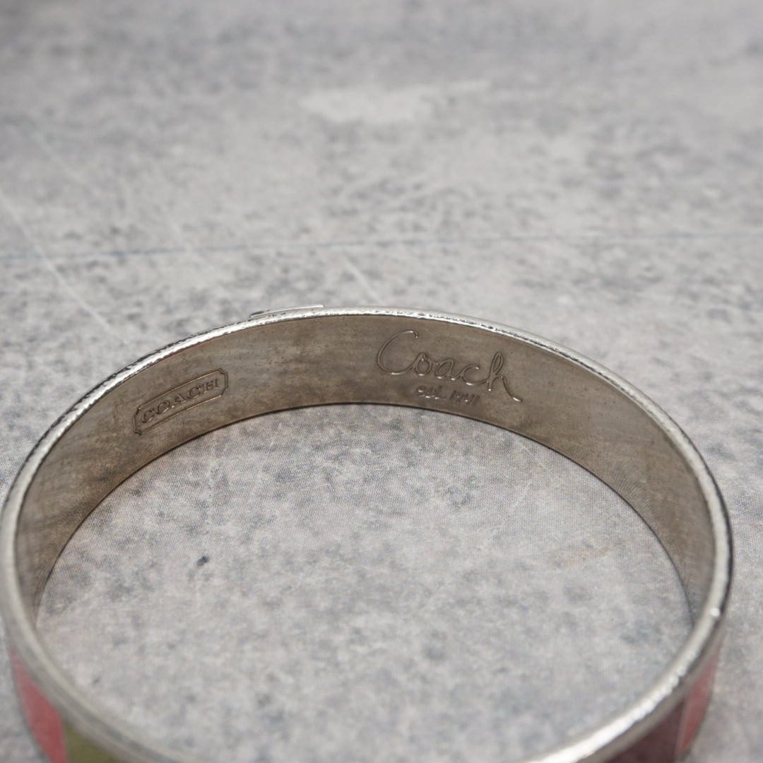 2000s Coach Colourblock Bangle Bracelet