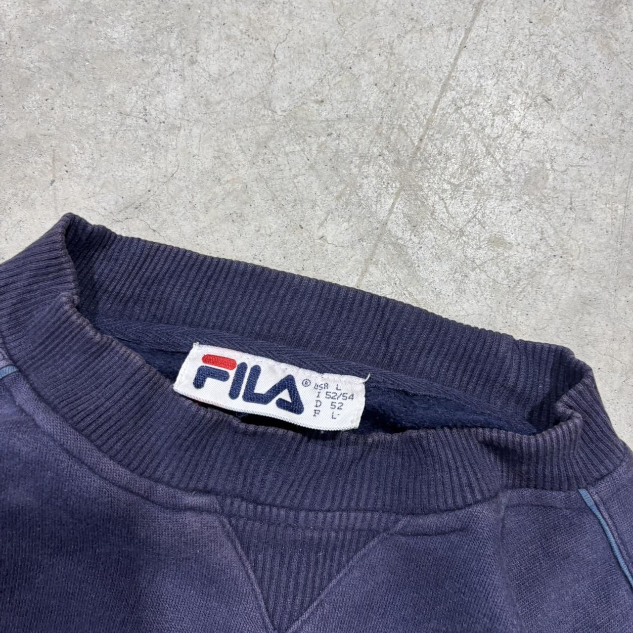 2000s Fila Oversized Crewneck Sweater