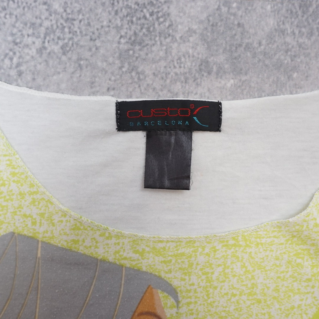 2000s Custo Graphic Print Top