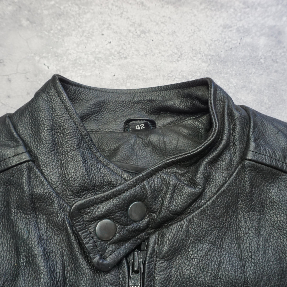 2000s Biker Leather Jacket