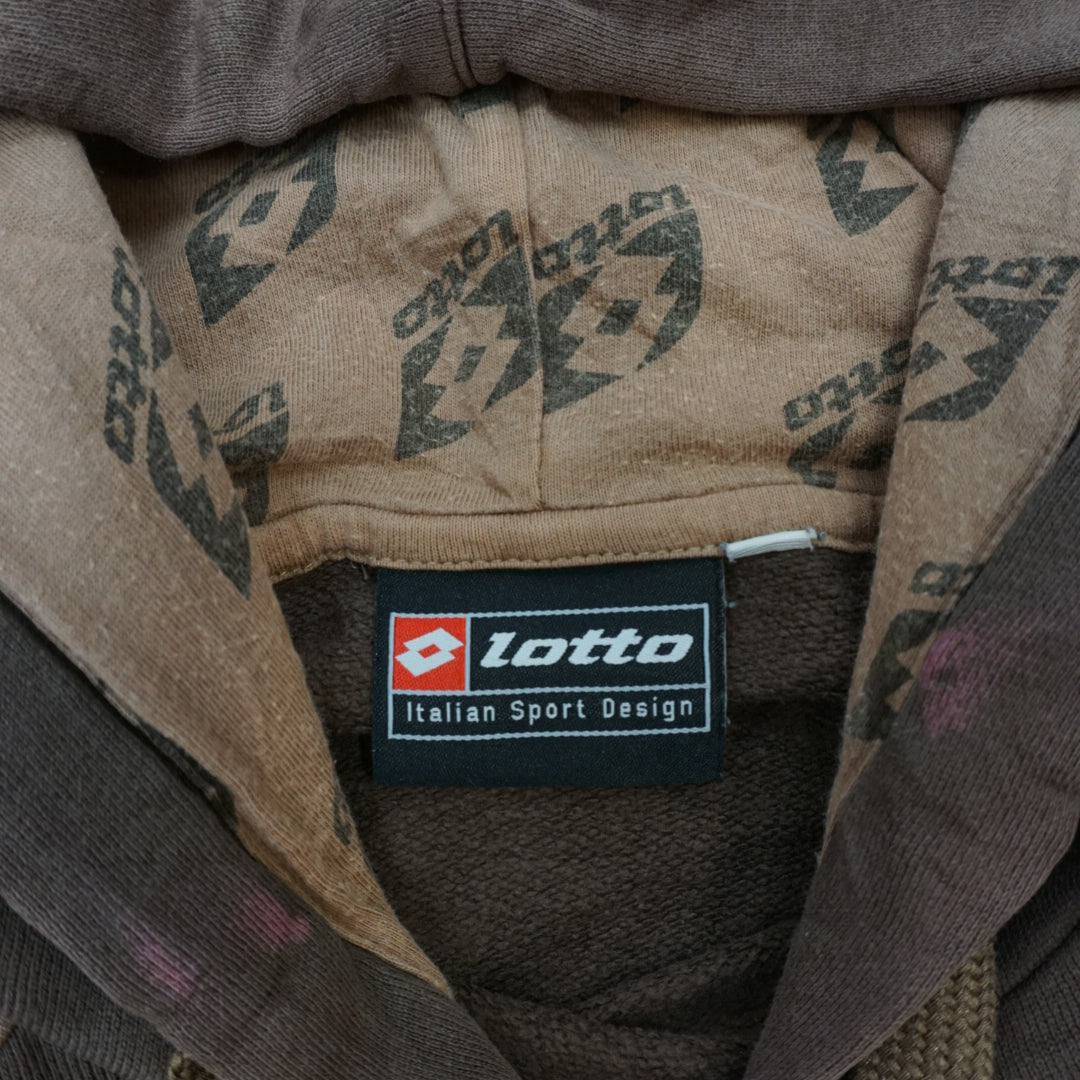 2000s Lotto Spellout Monogram Hoodie