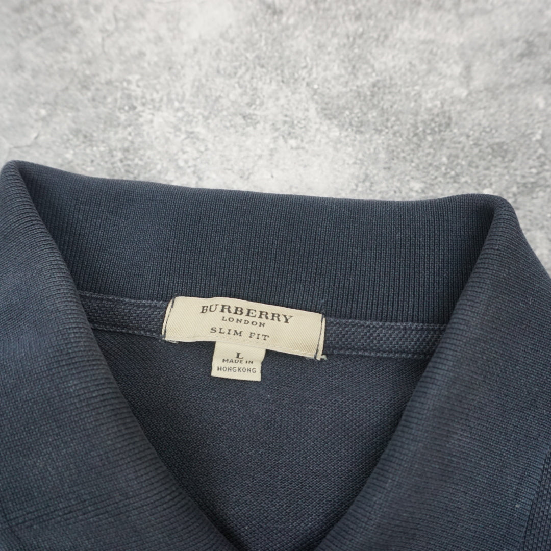 2000s Burberry Slim Fit Polo