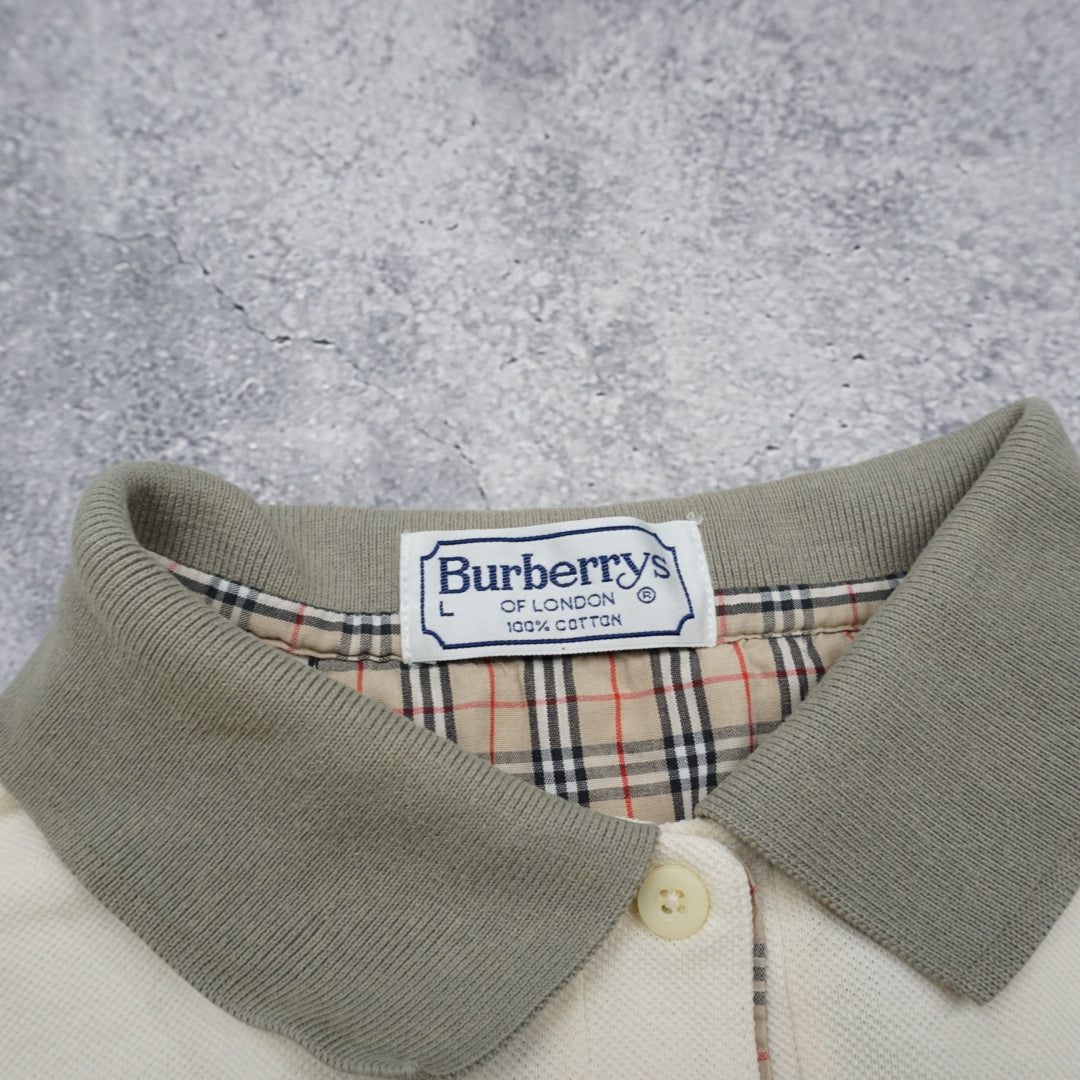 90s Burberrys Long Sleeve Polo