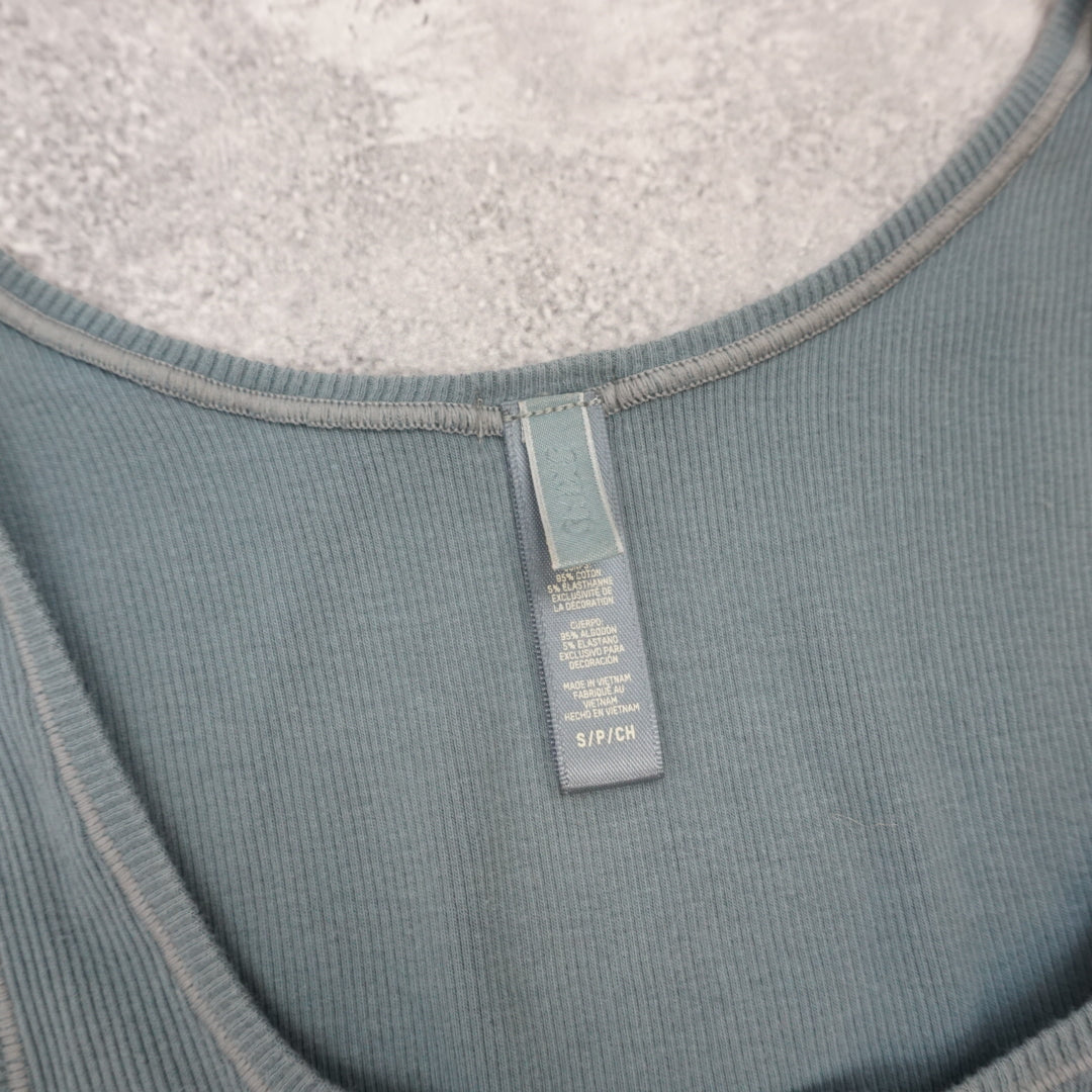 Skims Ribbed Scoop Neck Tank Top