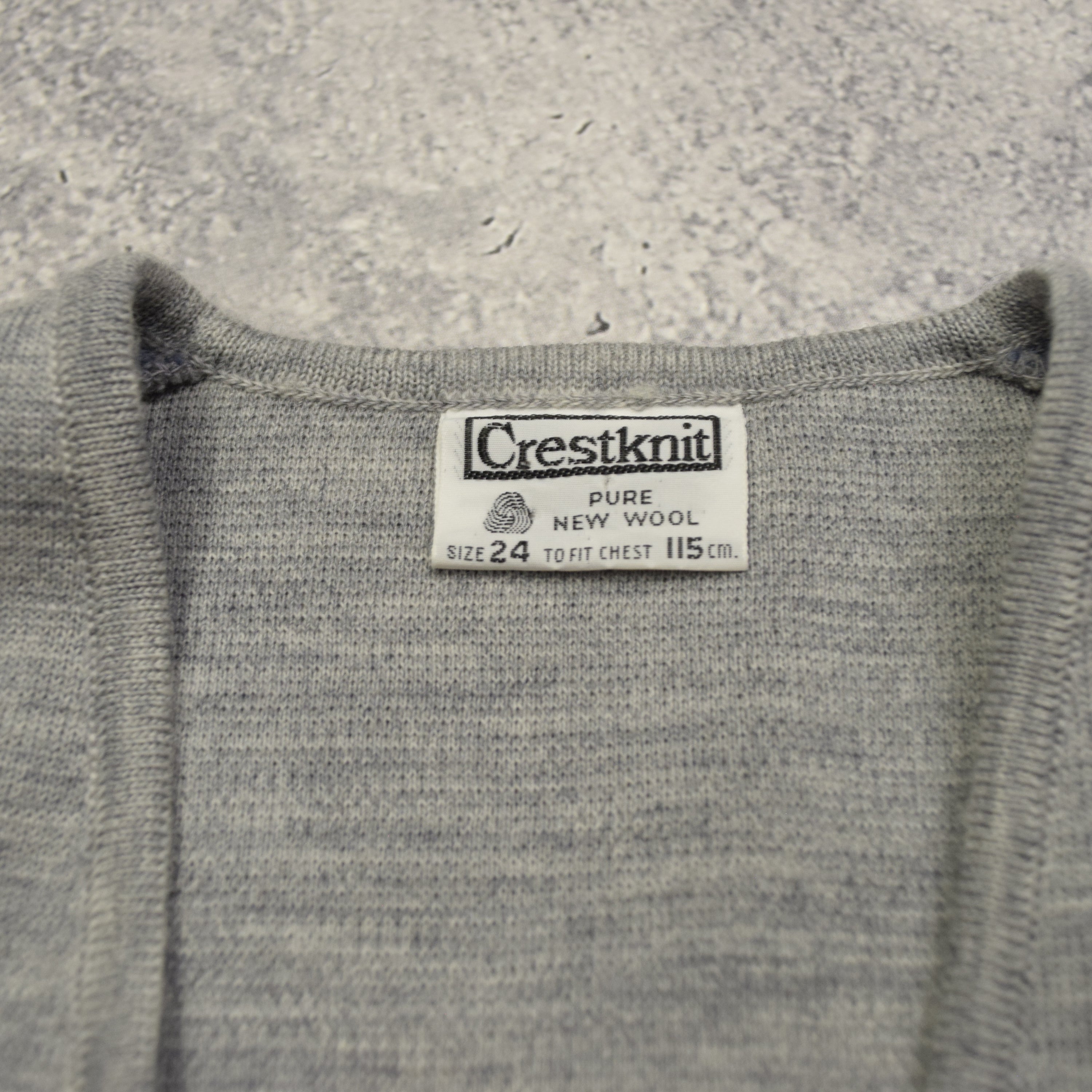 80s Crestknit Pure New Wool Knit