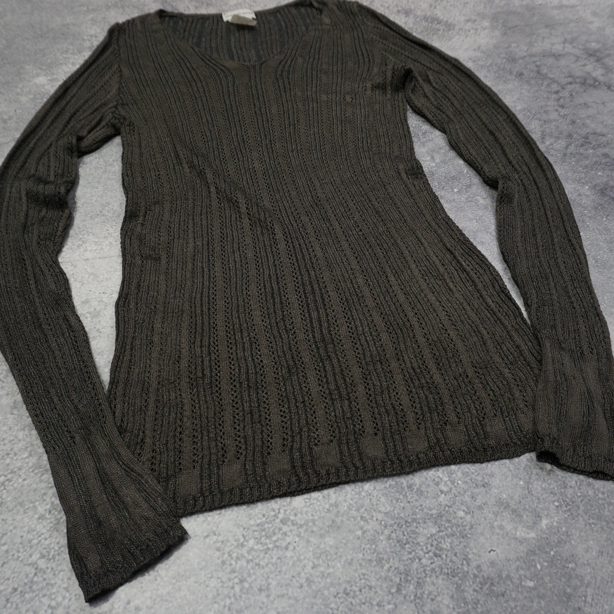 2000s Dries Van Noten Stretch Knit Top