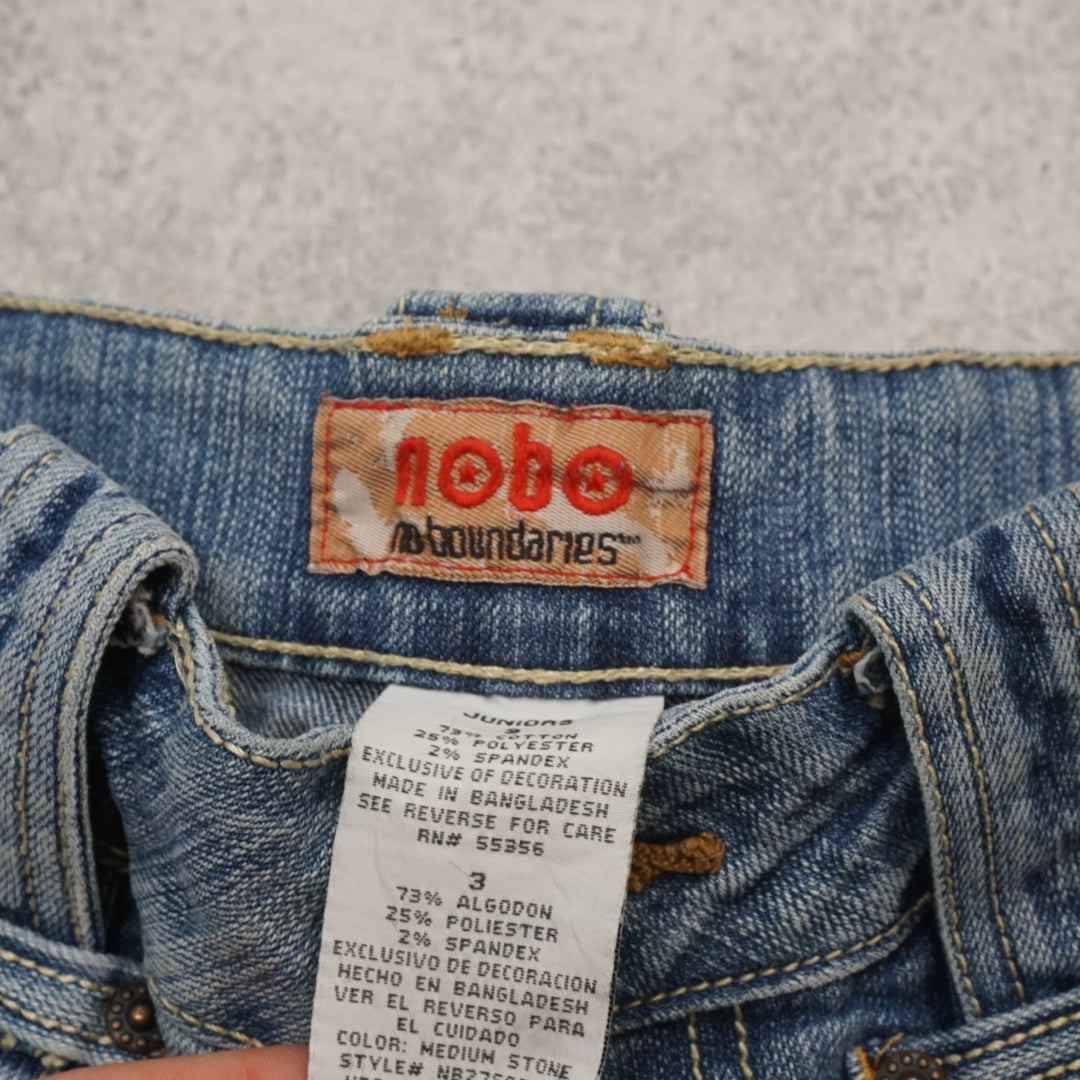 2000s Nobo Low Rise Mini Jorts