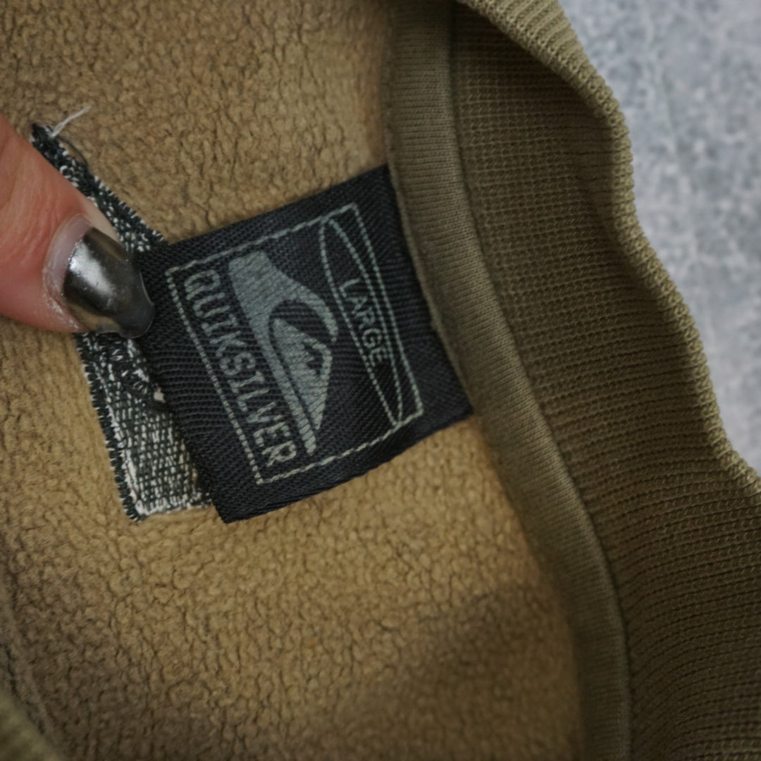 2000s Quiksilver Spellout Boardriding Company Crewneck Sweater