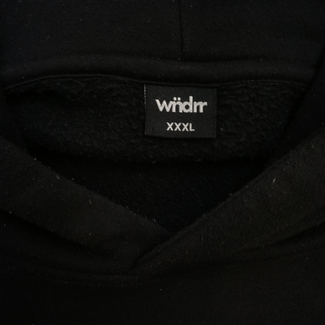 WNDRR Oversized Chenille Logo Hoodie