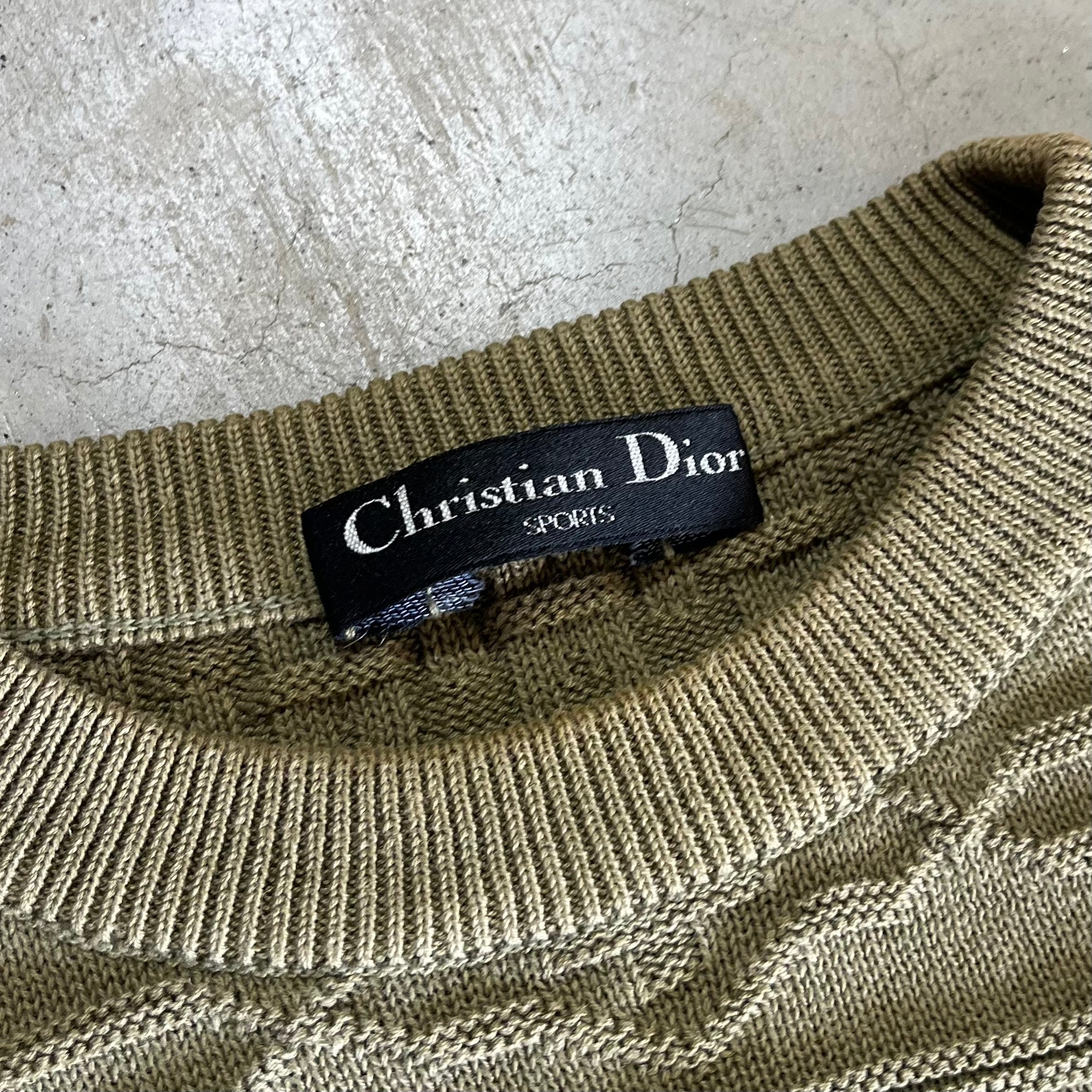 Christian Dior Textured Knit Sweater