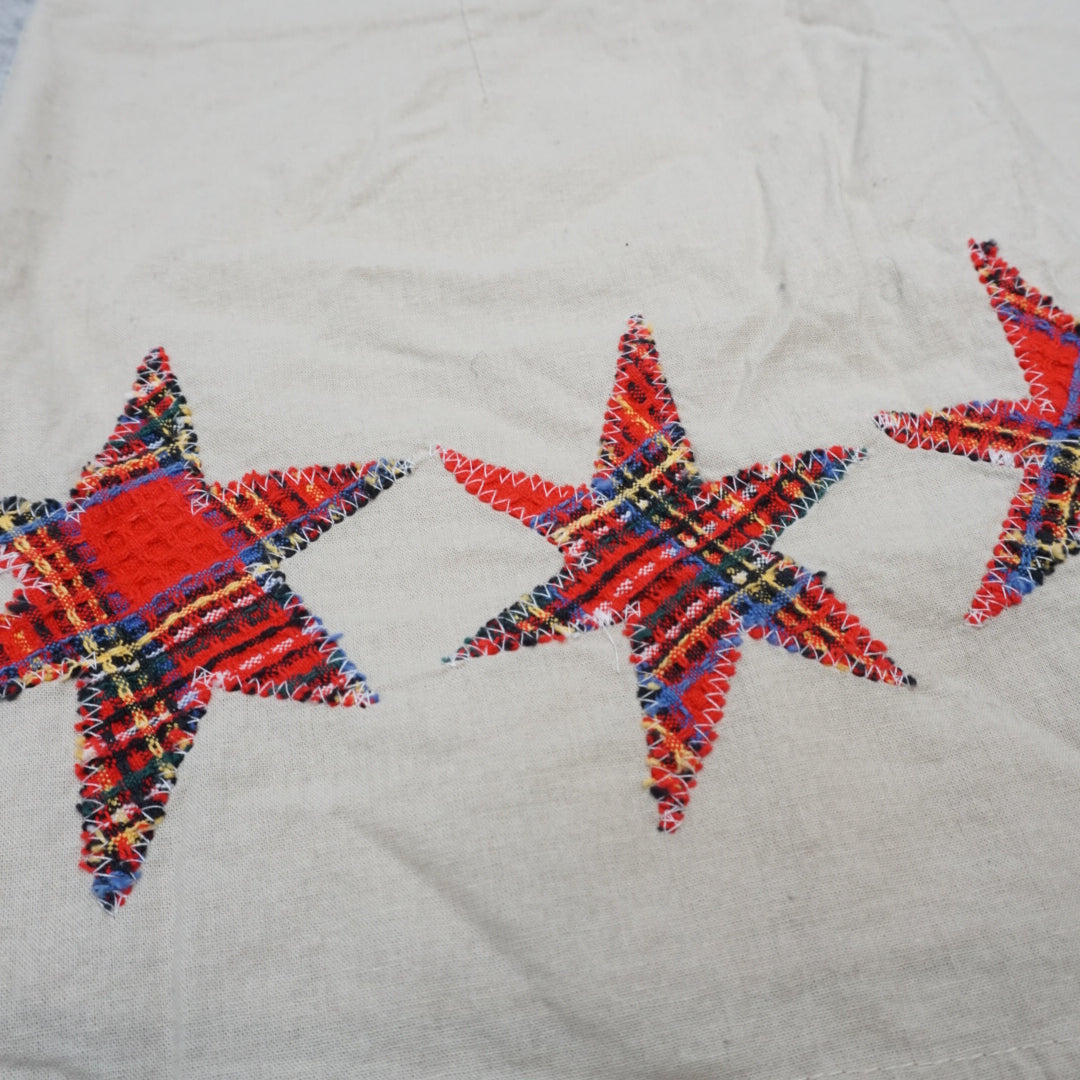 Patchwork Star Tartan Mini Skirt