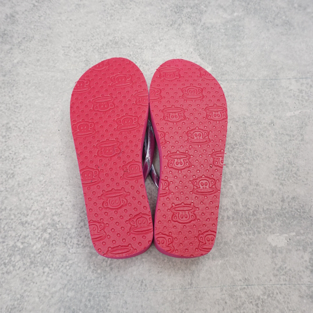 2000s Paul Frank Julius Wedge Platform Shoes Flip Flops