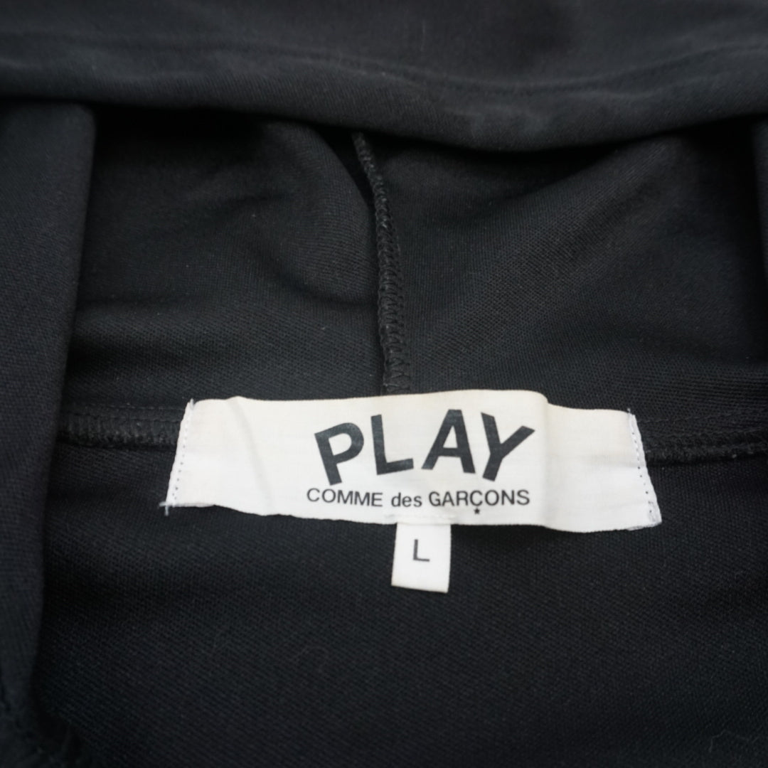 Comme des Garçons Play Red Heart Zip Hoodie