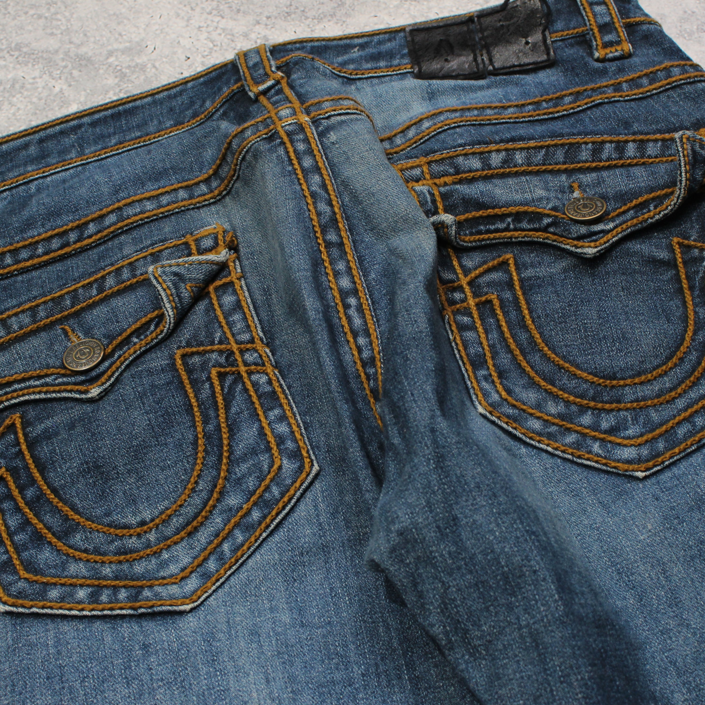 True Religion Straight Leg Denim Jeans