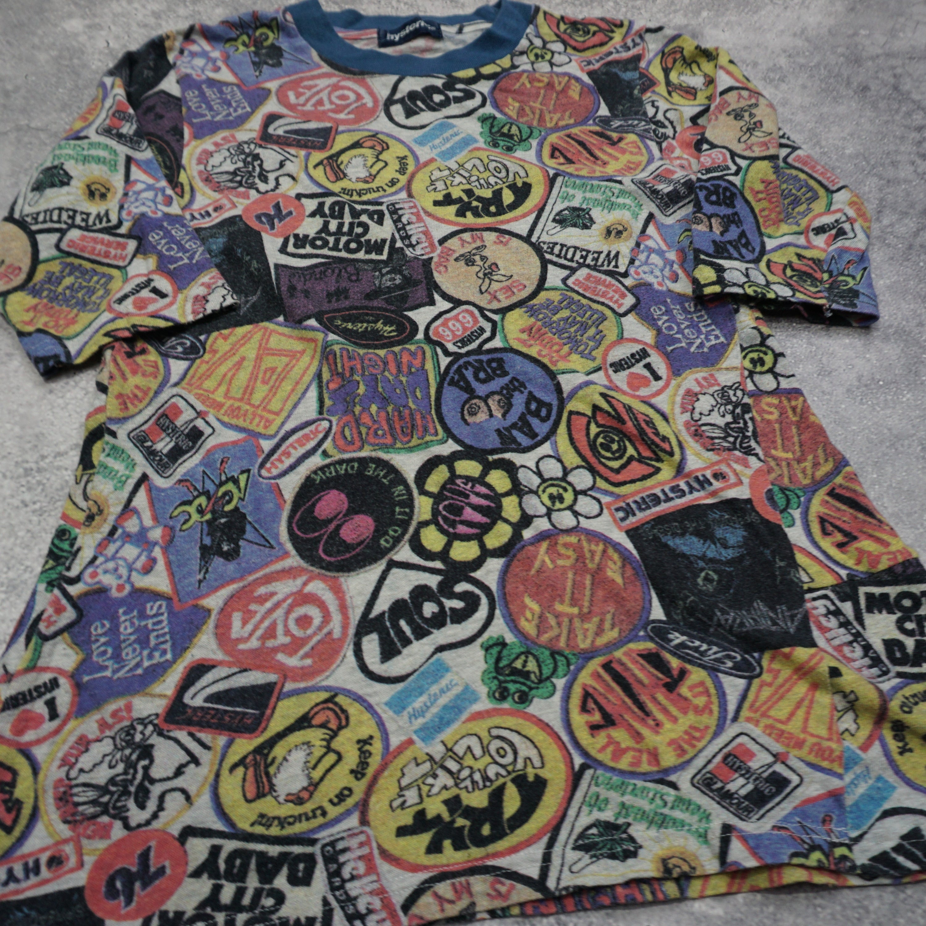 2000s Hysteric Glamour All Over Print T-Shirt