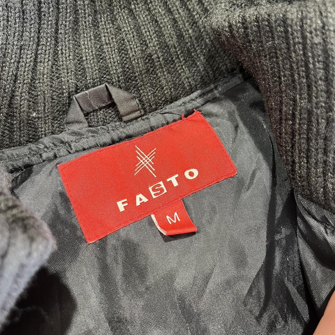 2000s Fasto Cropped Puffer Jacket Zip Up
