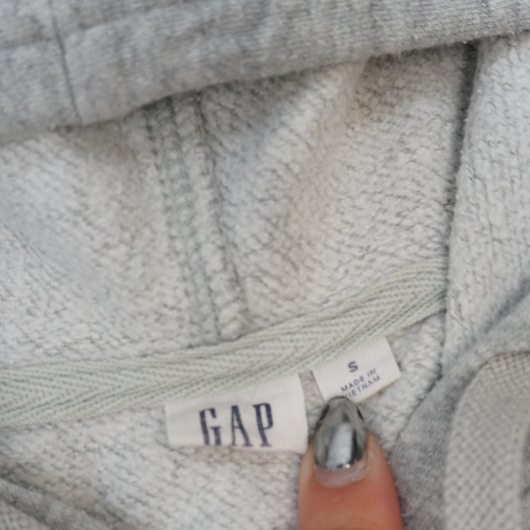 Gap Zip Up Spellout Hoodie