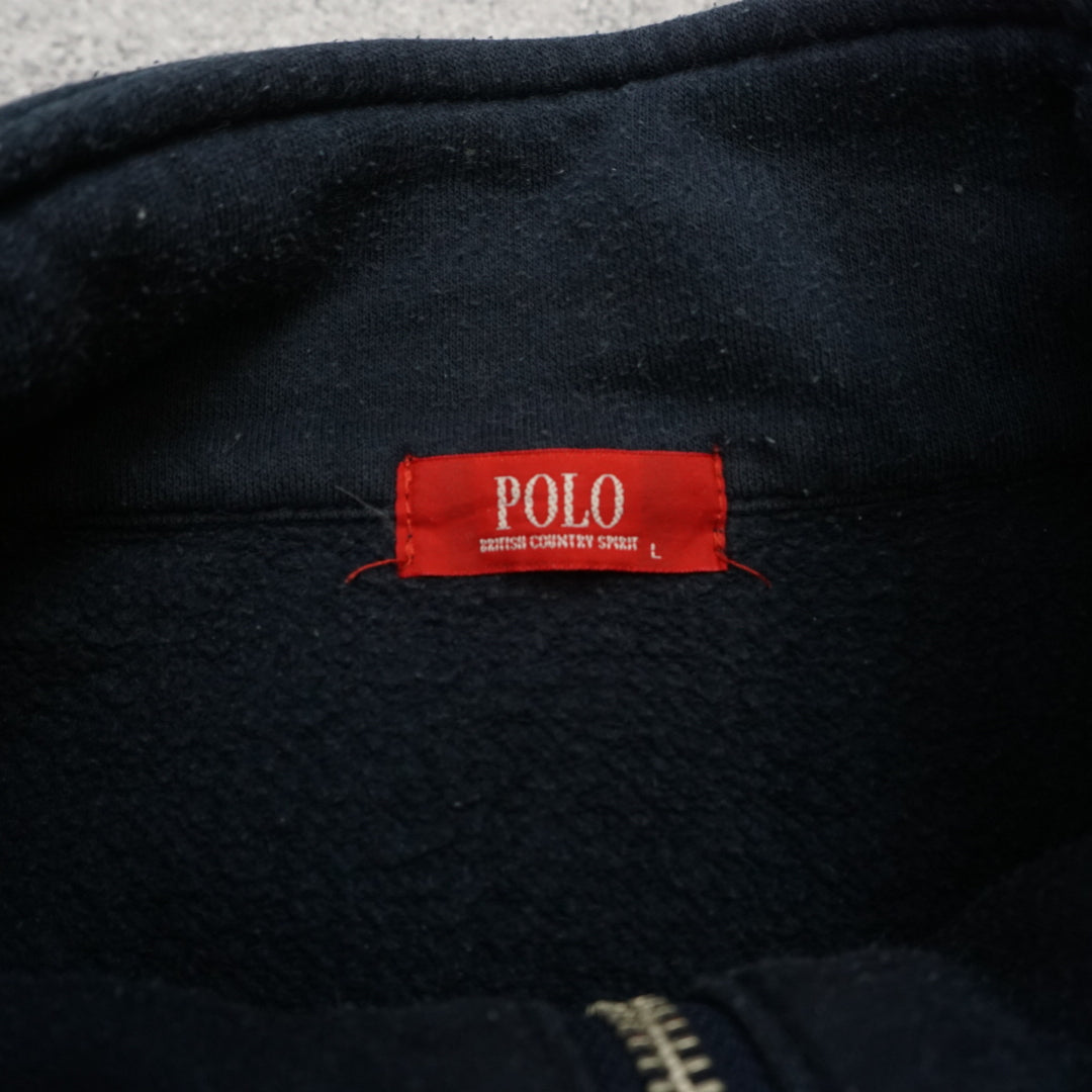 2000s Polo British Country Sport Zip Up