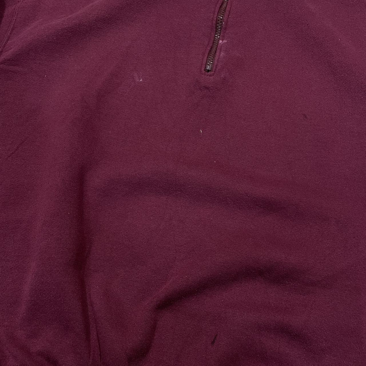 2000s Russell Athletic Oversized Quarter Zip Hoodie