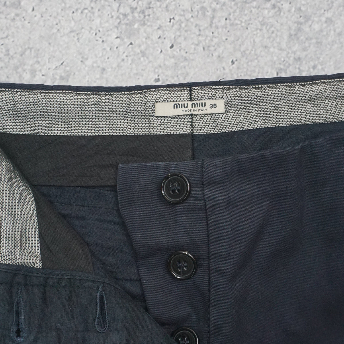 90s Miu Miu Navy Pants