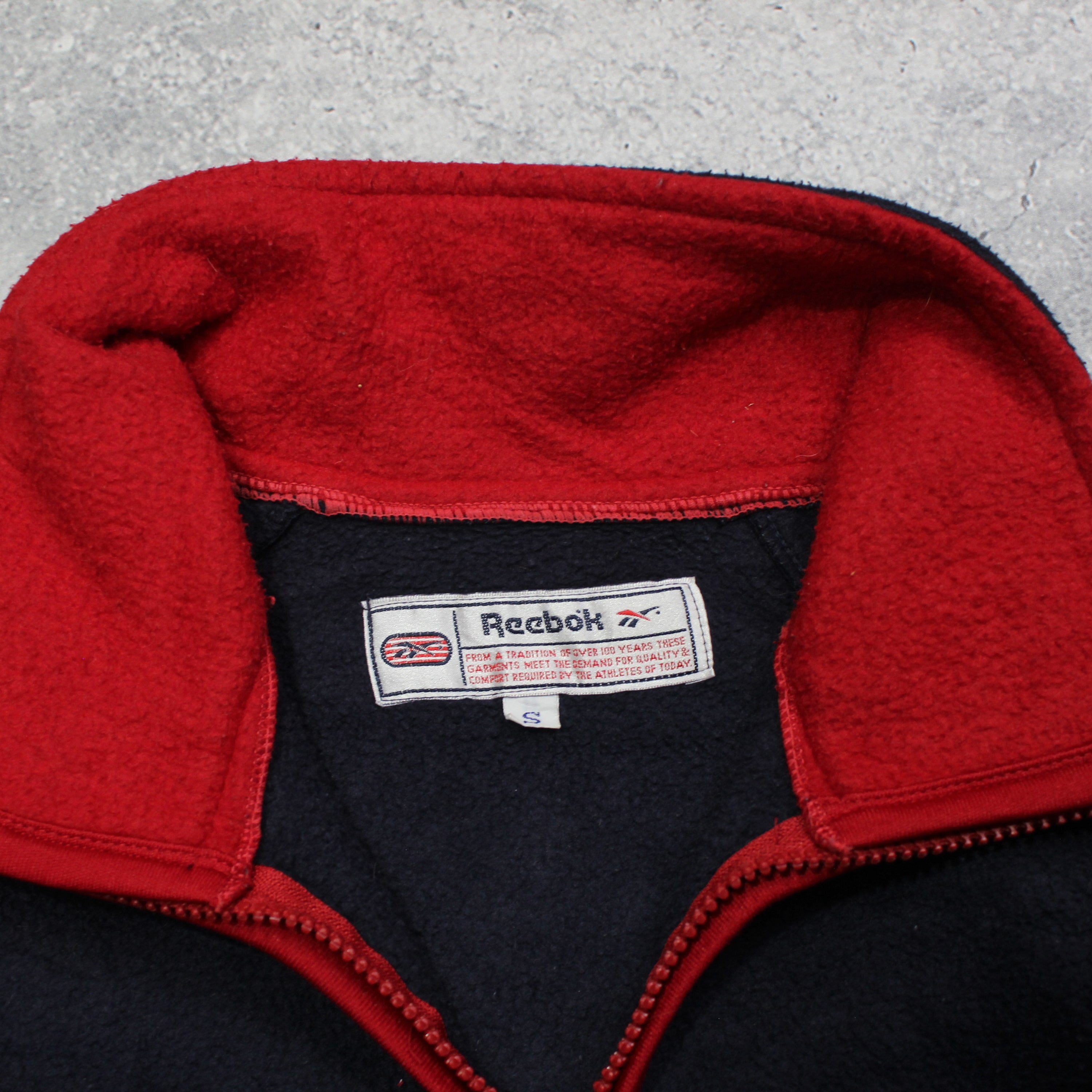 90s Reebok Quarter Zip Up Fleece