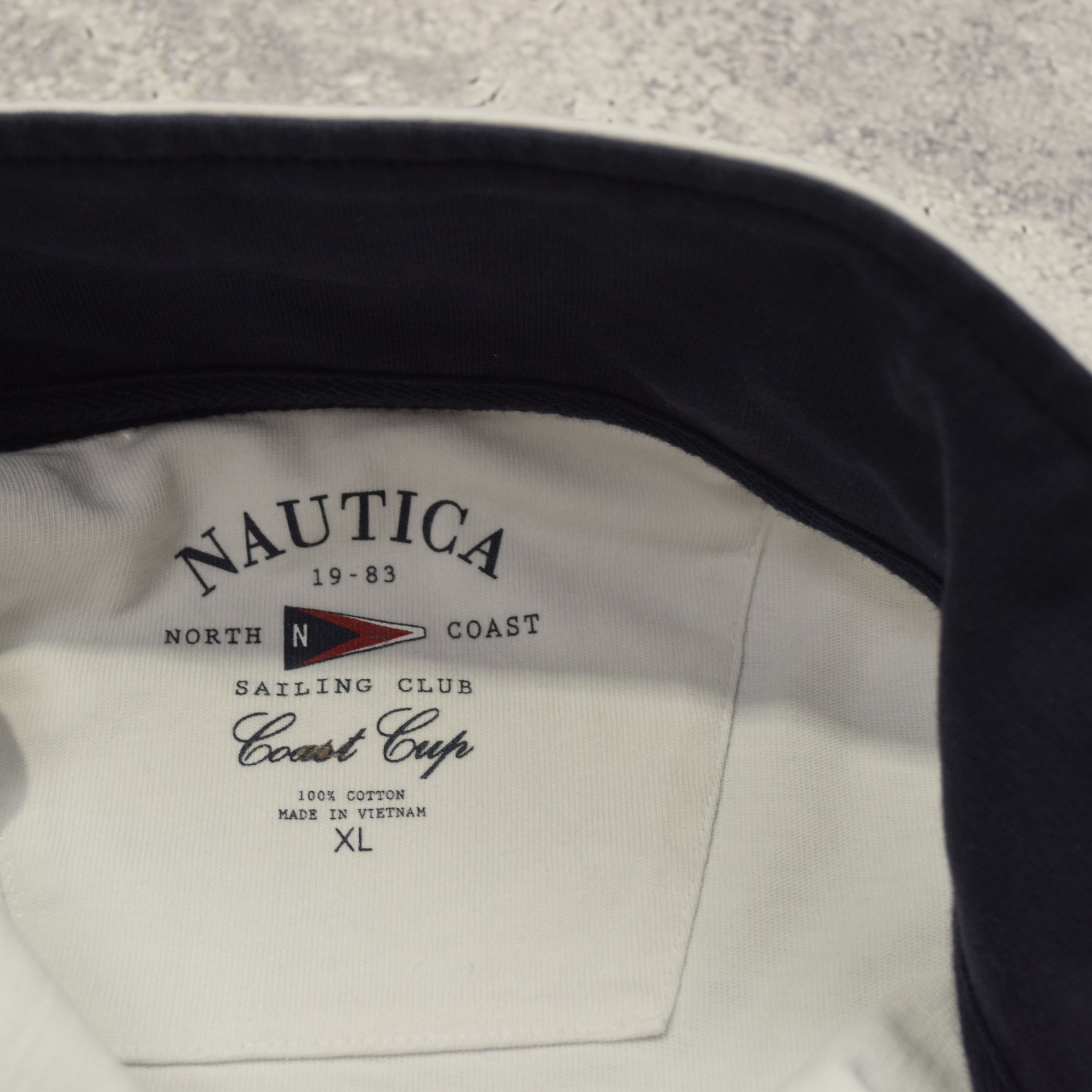 90s Nautica Coast Cup Embroidered Quarter Zip Knit