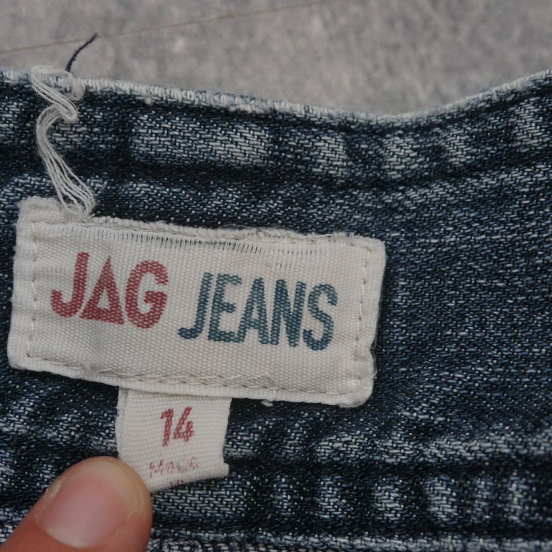 2000s Jag Jeans Denim Patch Pocket Mini Skirt