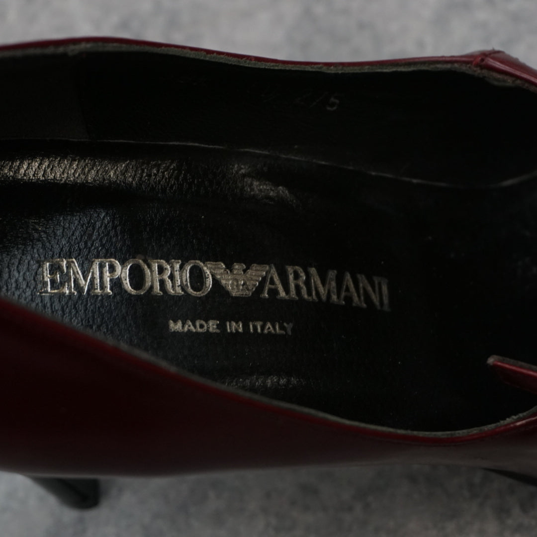 90s Emporio Armani Mary Jane Pointed Toe Heels