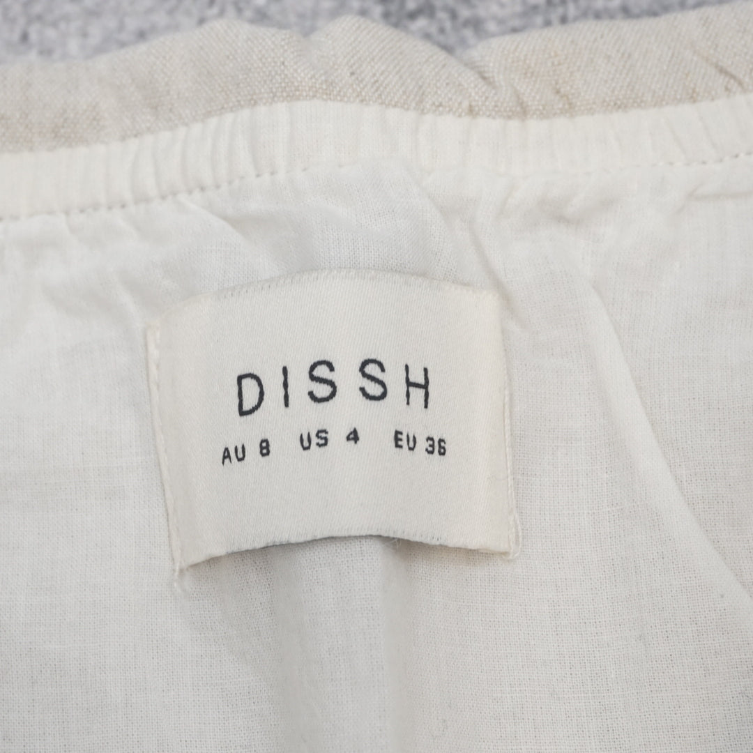 Dissh Strapless Linen Top