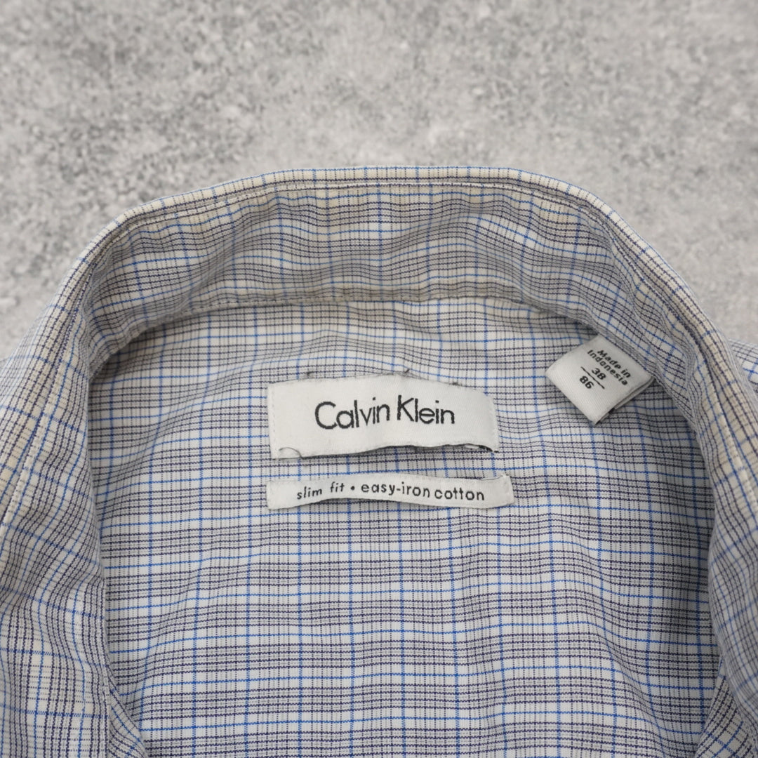 Calvin Klein Slim Fit Easy-Iron Button Up