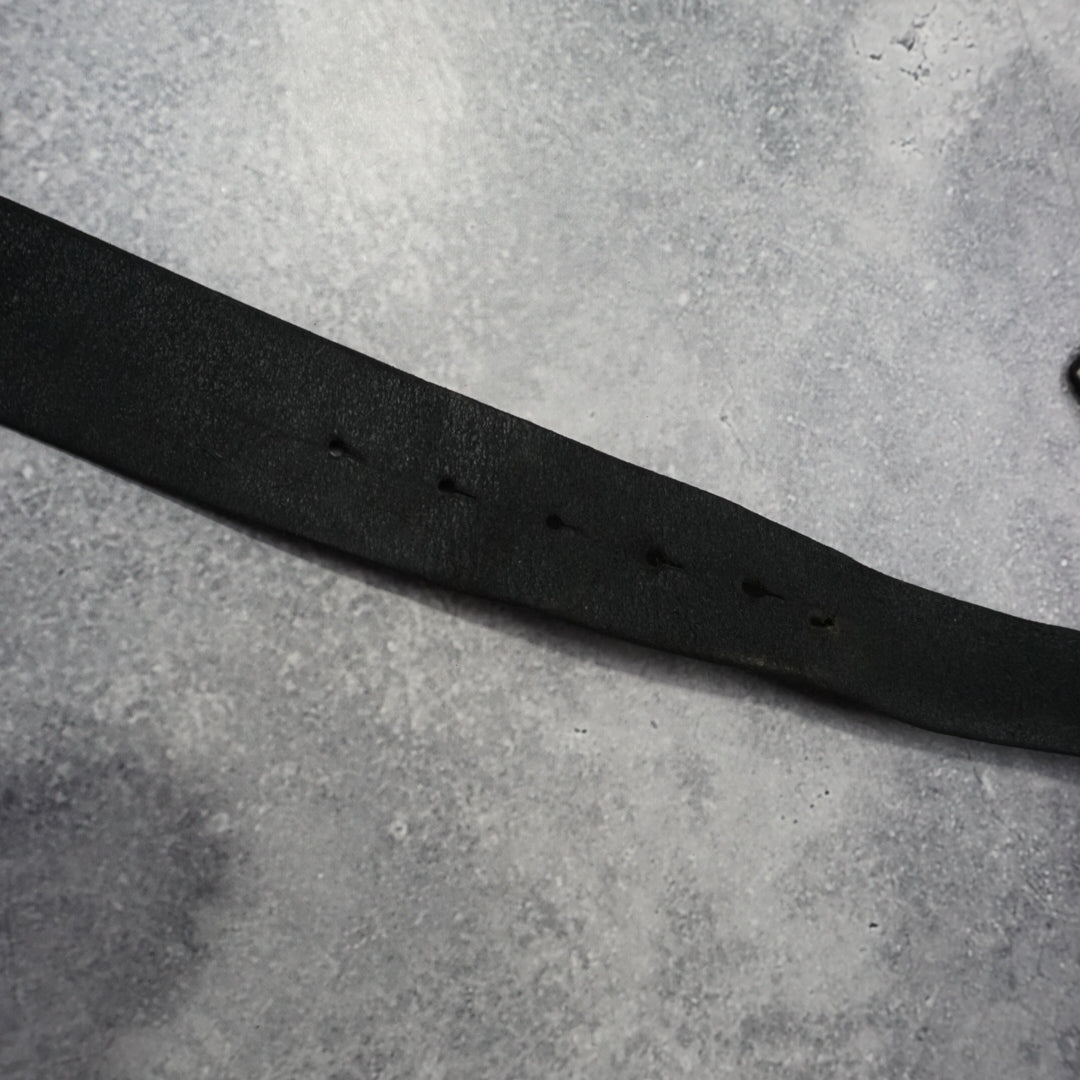 2000s Levi's Leather Big Buckle Belt