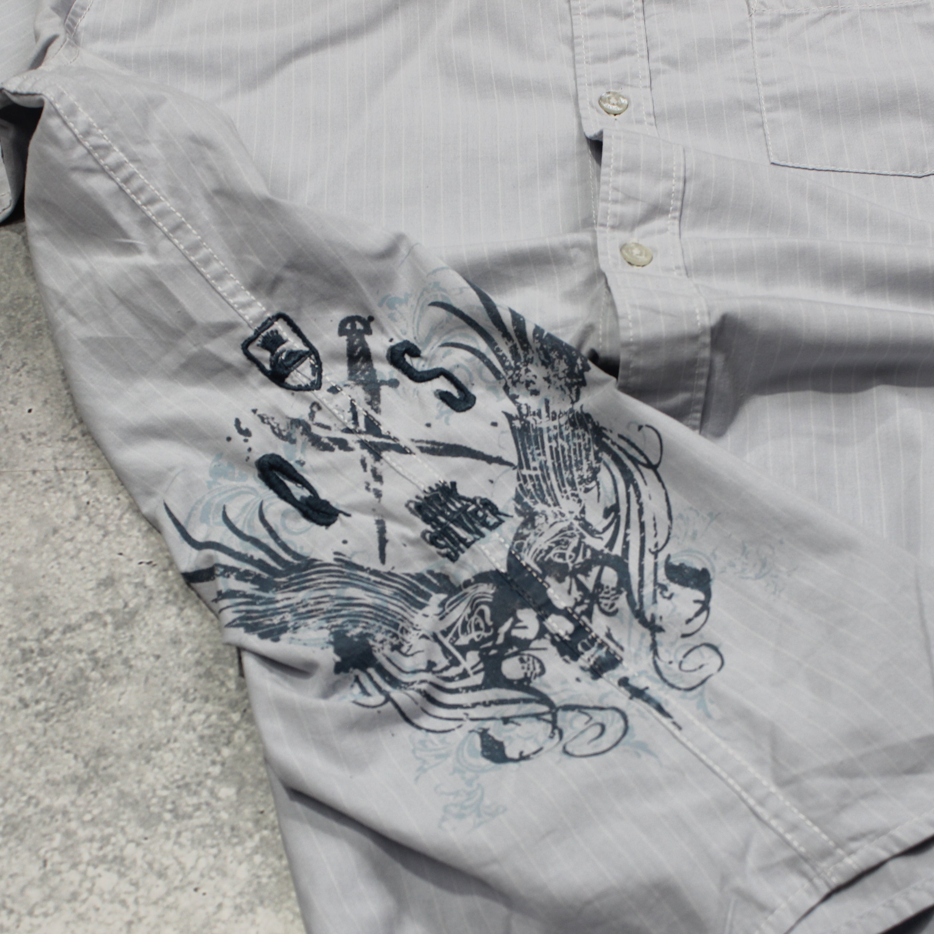 2000s Quiksilver Short Sleeve Button Up