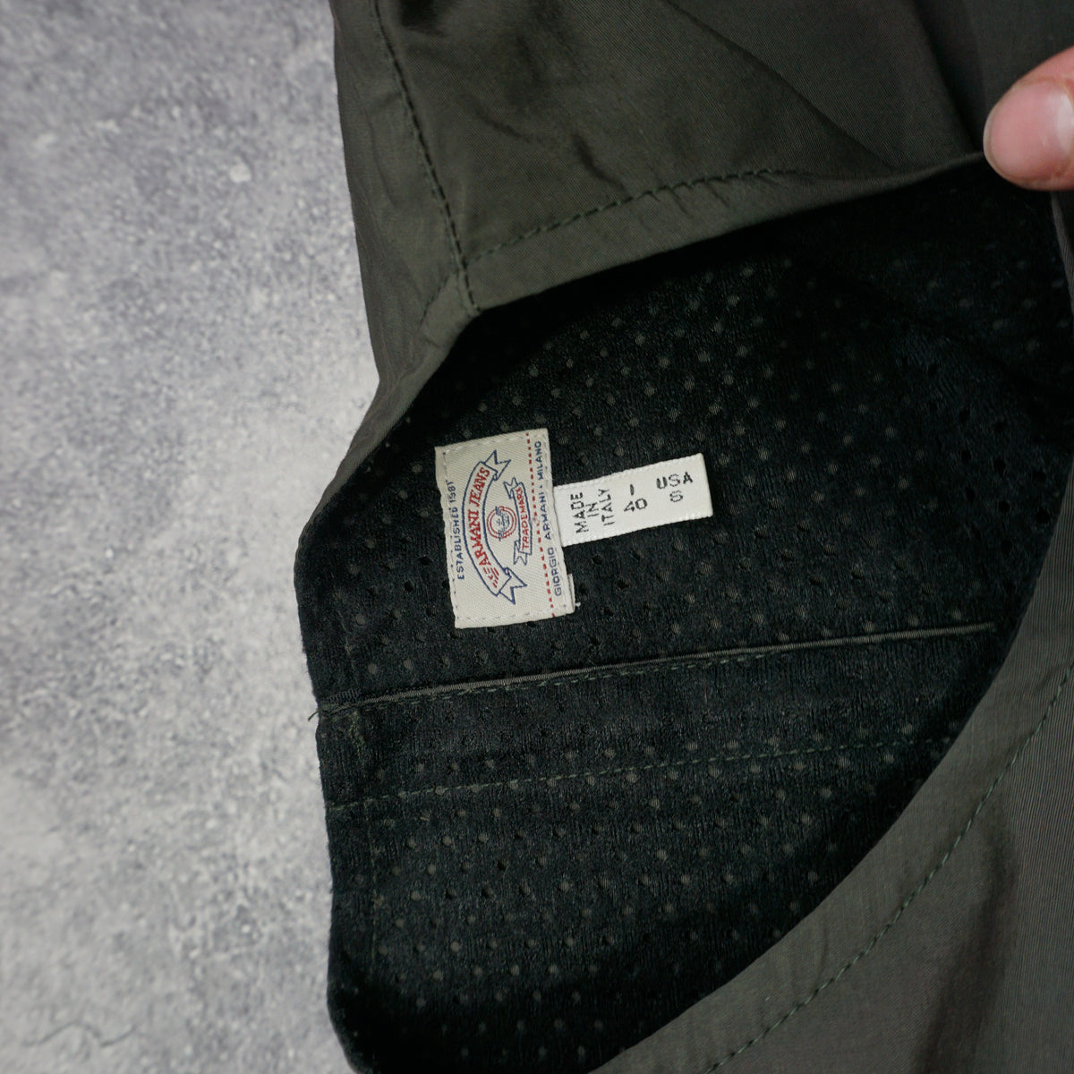 2000s Armani Jeans Back Button Top